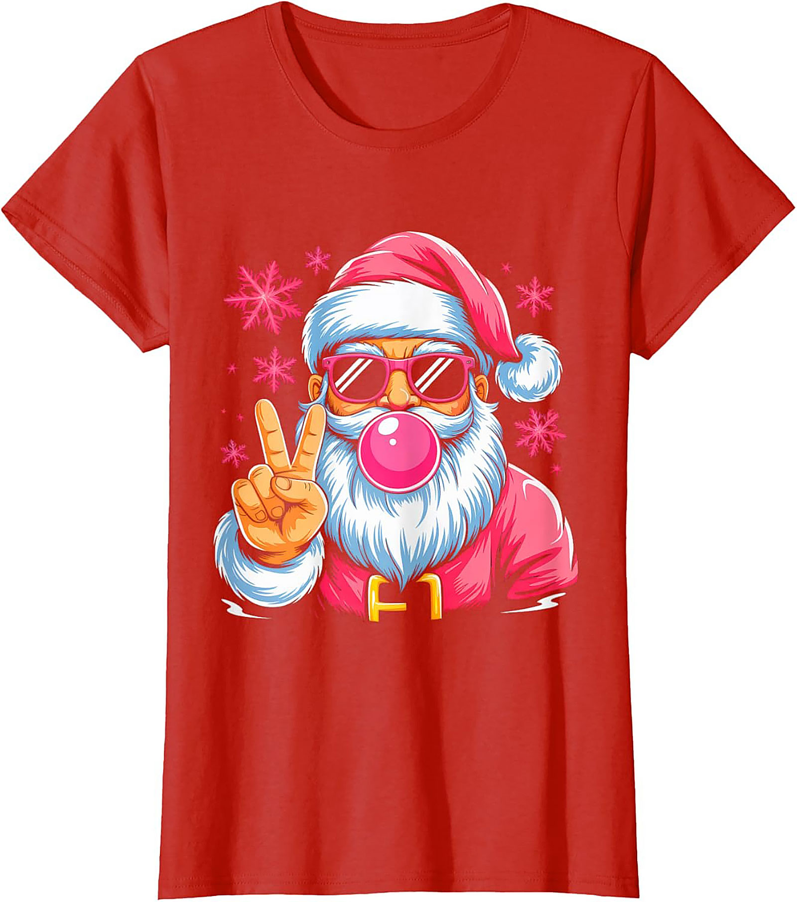 Cool Santa T-Shirt Funny Christmas Graphic Tee & Gift