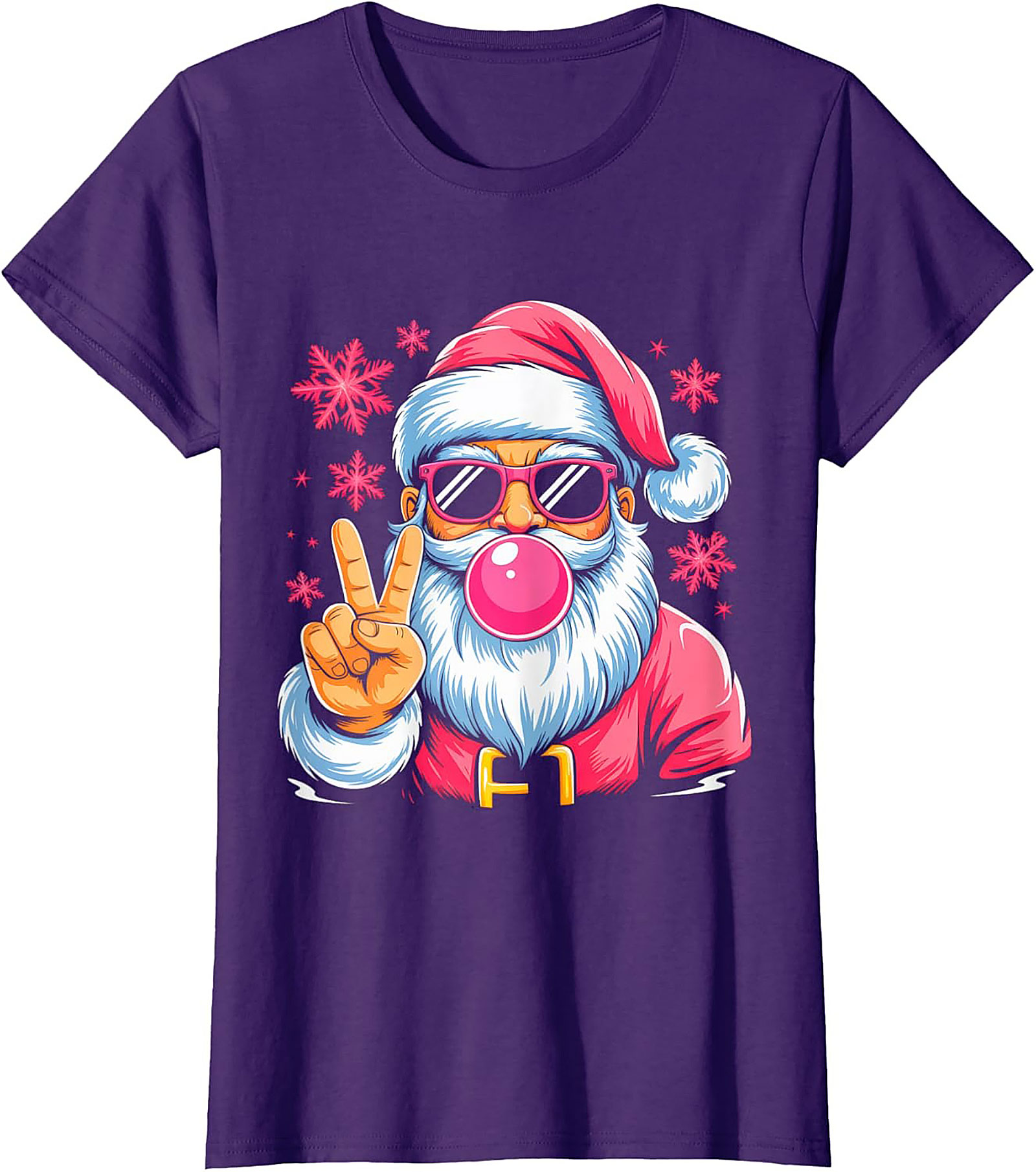 Cool Santa T-Shirt Funny Christmas Graphic Tee & Gift