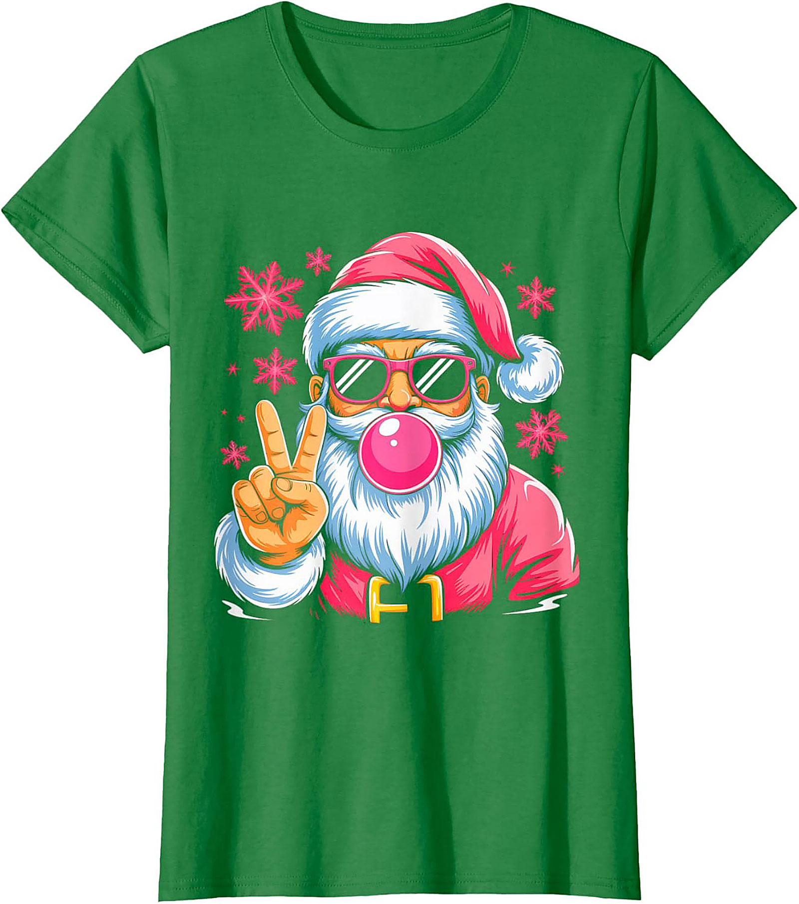 Cool Santa T-Shirt Funny Christmas Graphic Tee & Gift