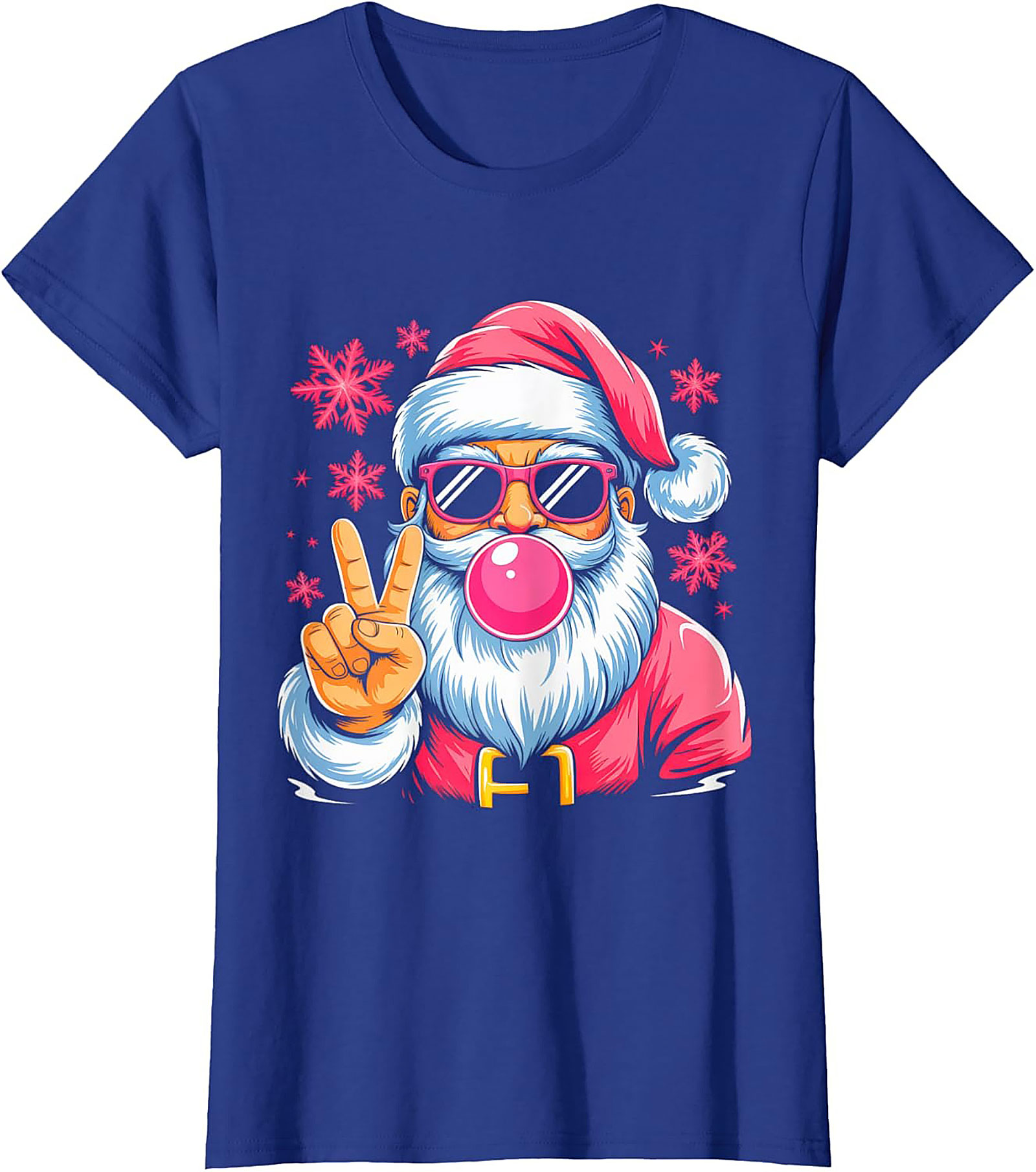 Cool Santa T-Shirt Funny Christmas Graphic Tee & Gift