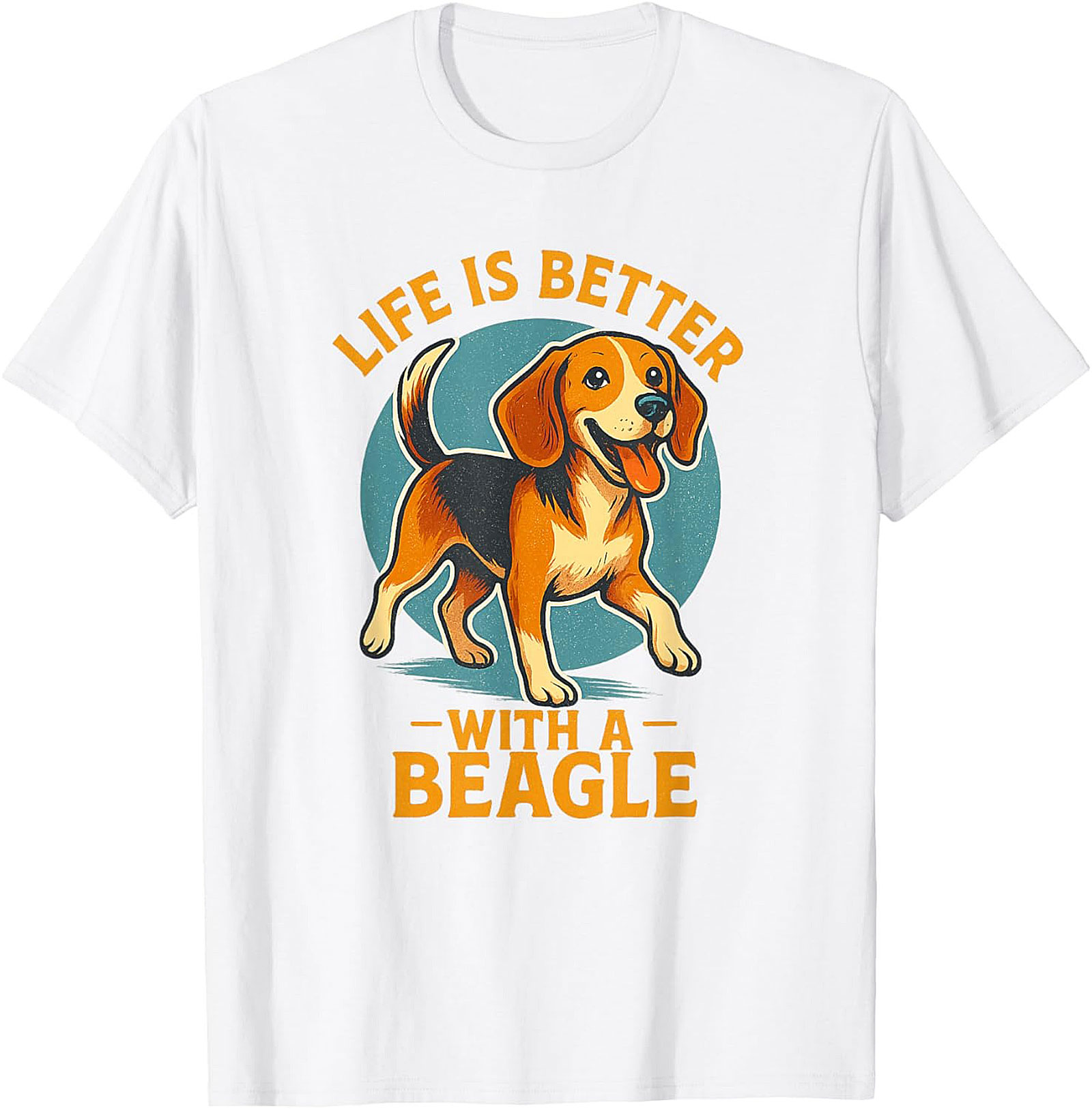 Life Is Better With A Beagle T-shirt | Funny Dog Lover Graphic Tee