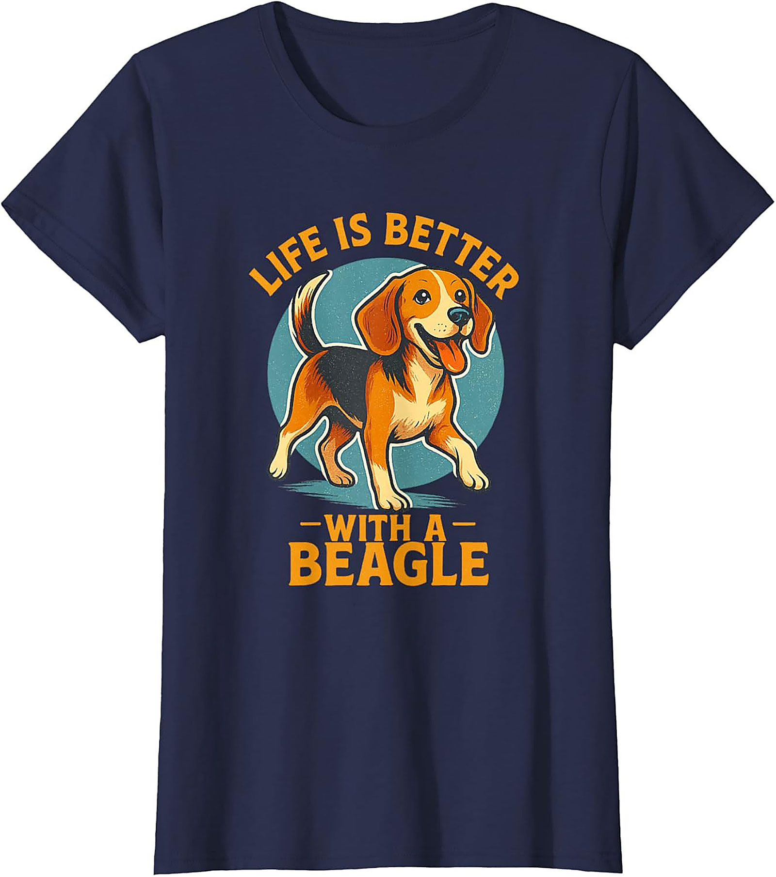 Life Is Better With A Beagle T-shirt | Funny Dog Lover Graphic Tee
