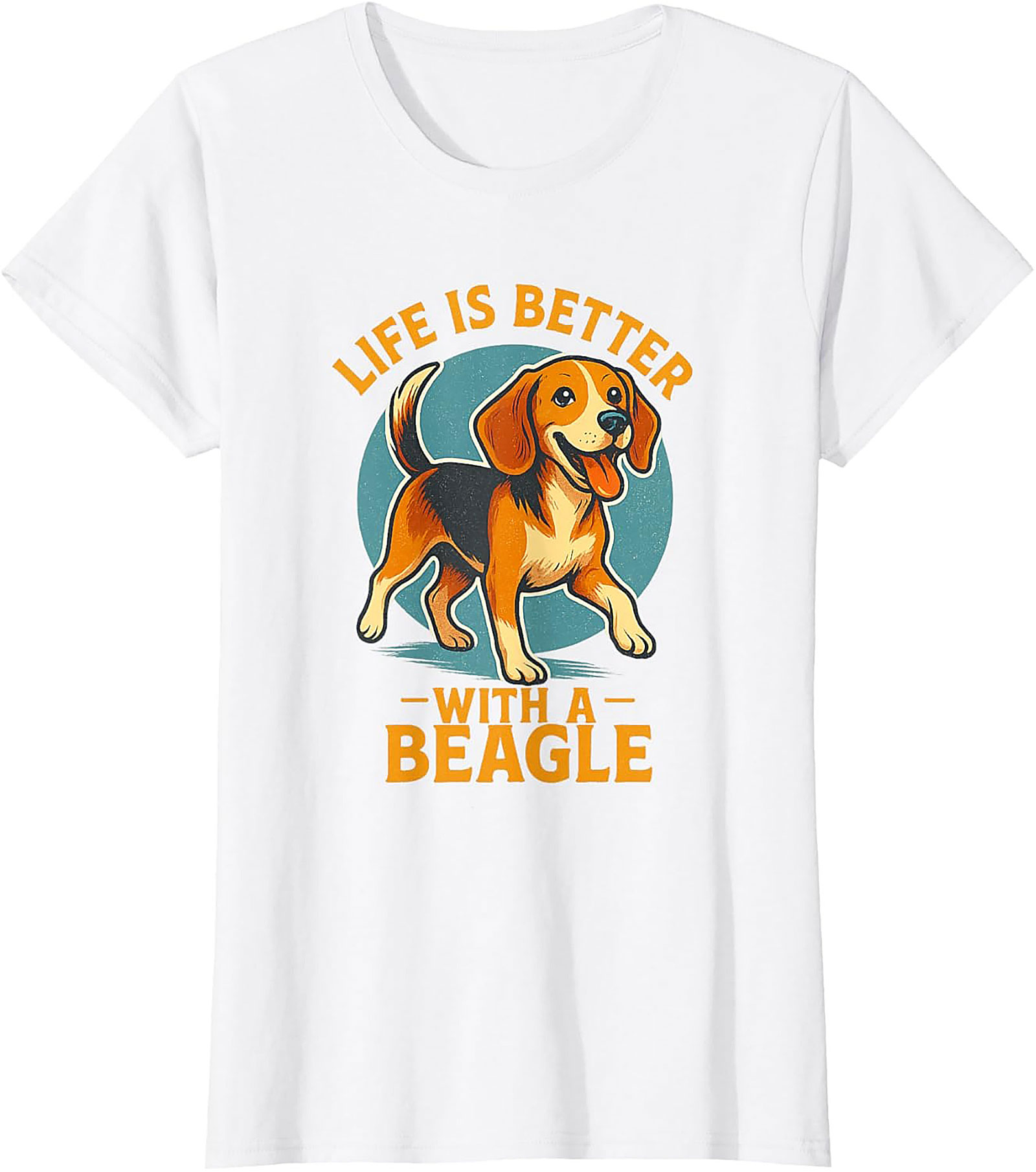 Life Is Better With A Beagle T-shirt | Funny Dog Lover Graphic Tee