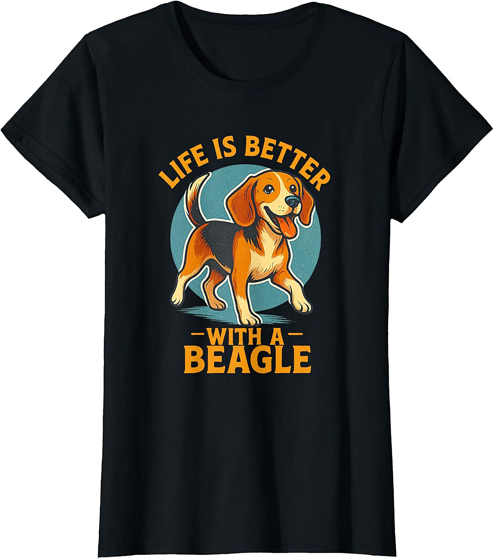 Life Is Better With A Beagle T-shirt | Funny Dog Lover Graphic Tee