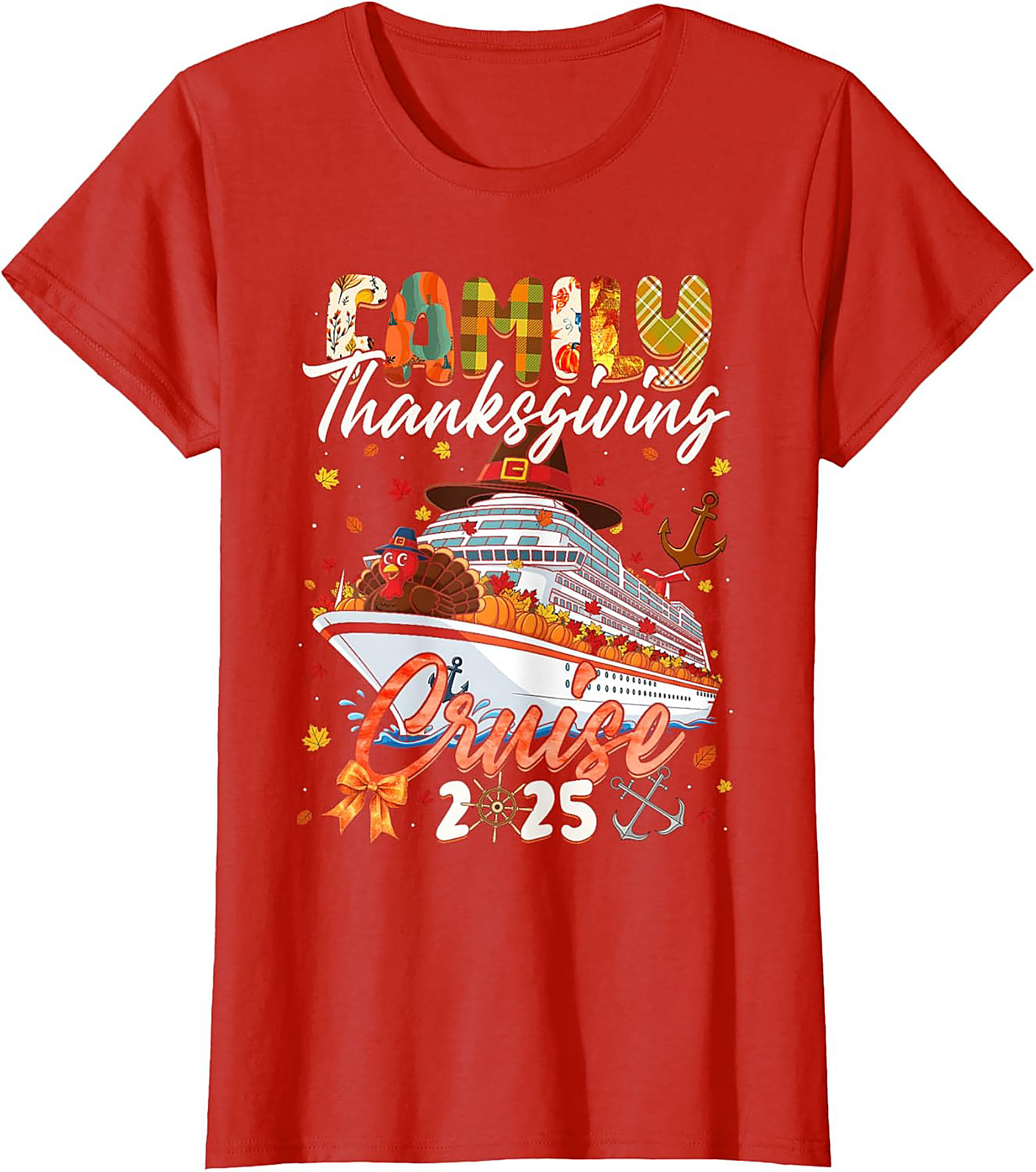 Family Thanksgiving Cruise T-shirt 2025 | Funny Ship Tee
