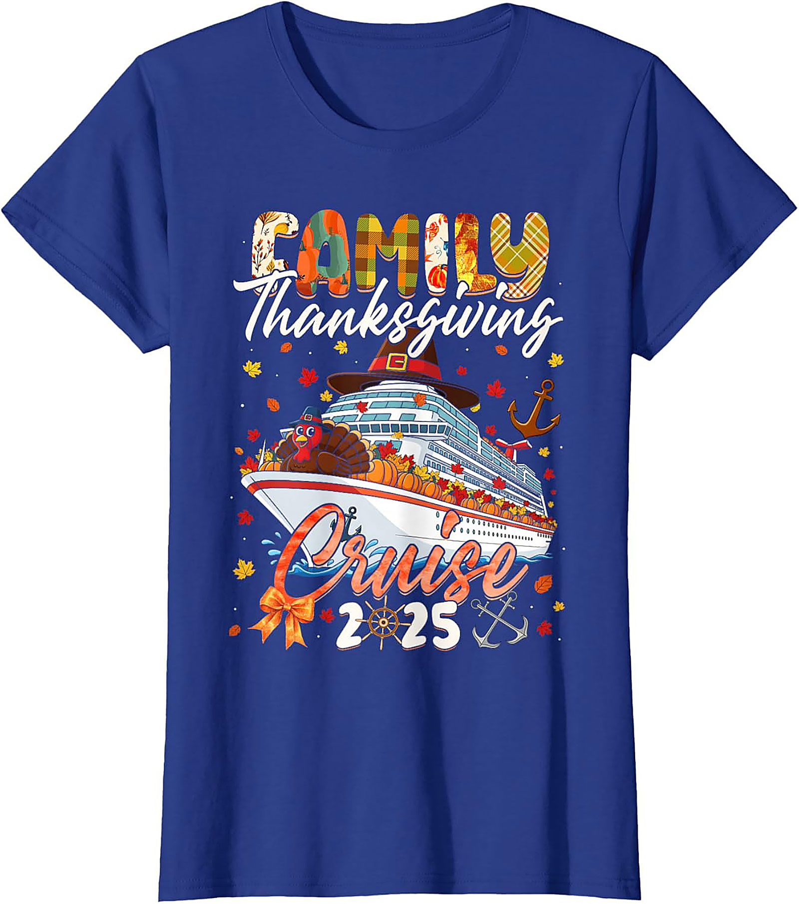 Family Thanksgiving Cruise T-shirt 2025 | Funny Ship Tee