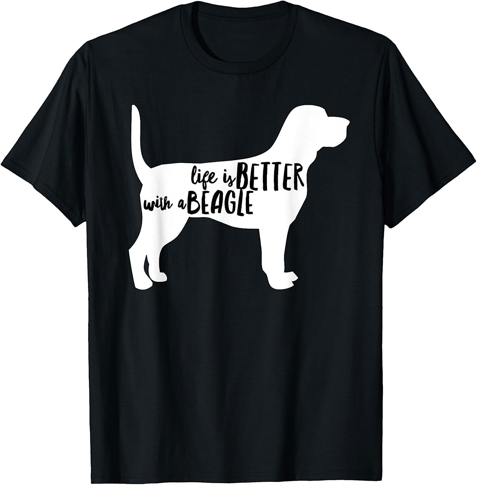 Life Is Better With A Beagle T-shirt | Dog Lover Graphic Tee