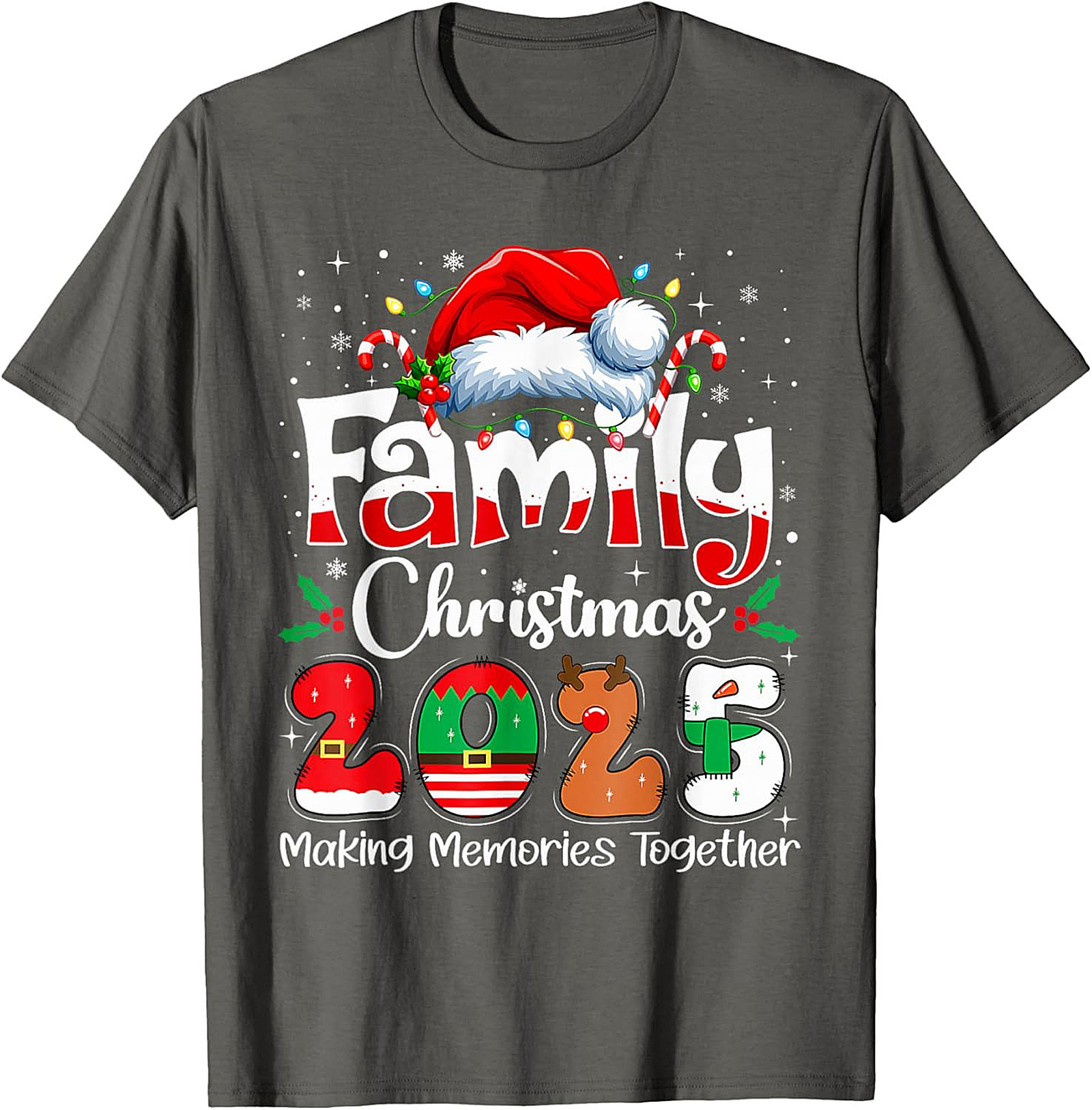 Family Christmas 2025 Graphic Tee Matching Unisex Shirt