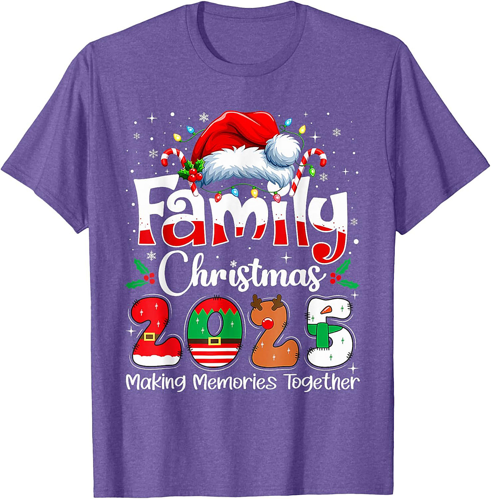 Family Christmas 2025 Graphic Tee Matching Unisex Shirt