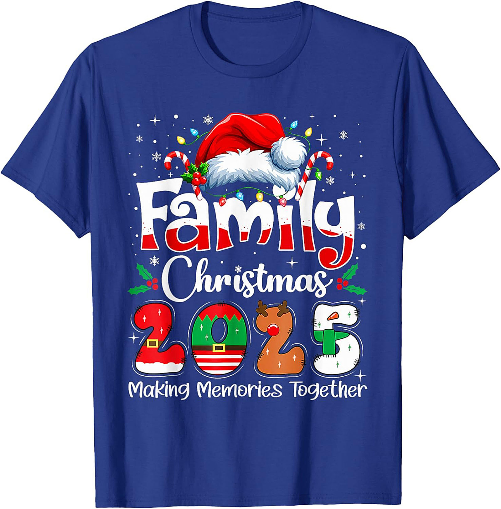 Family Christmas 2025 Graphic Tee Matching Unisex Shirt