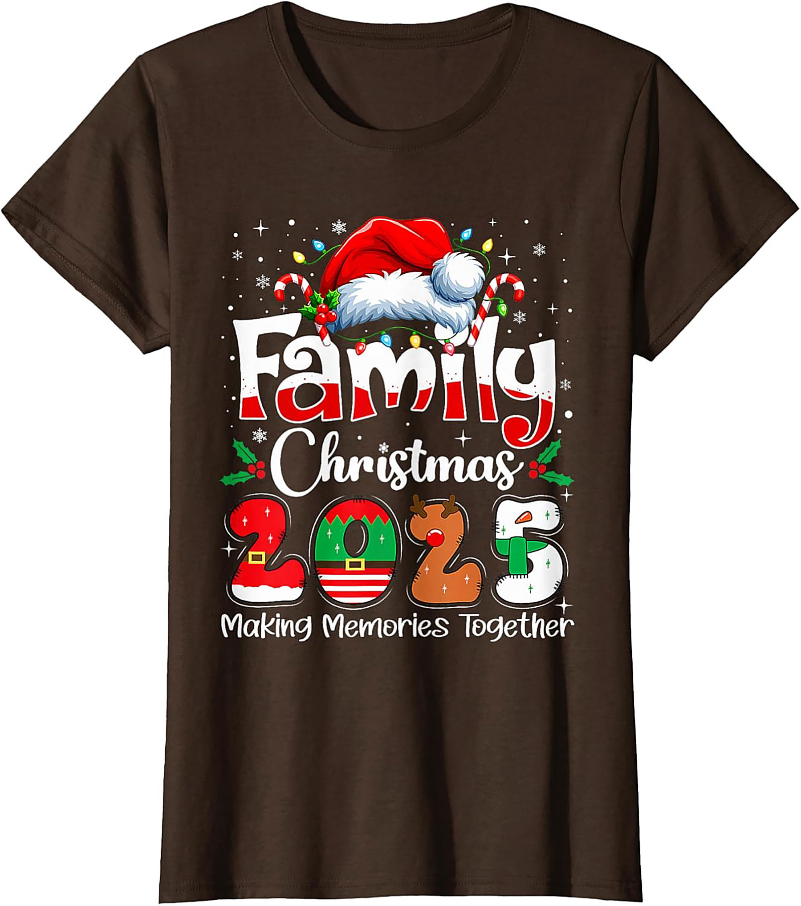 Family Christmas 2025 Graphic Tee Matching Unisex Shirt