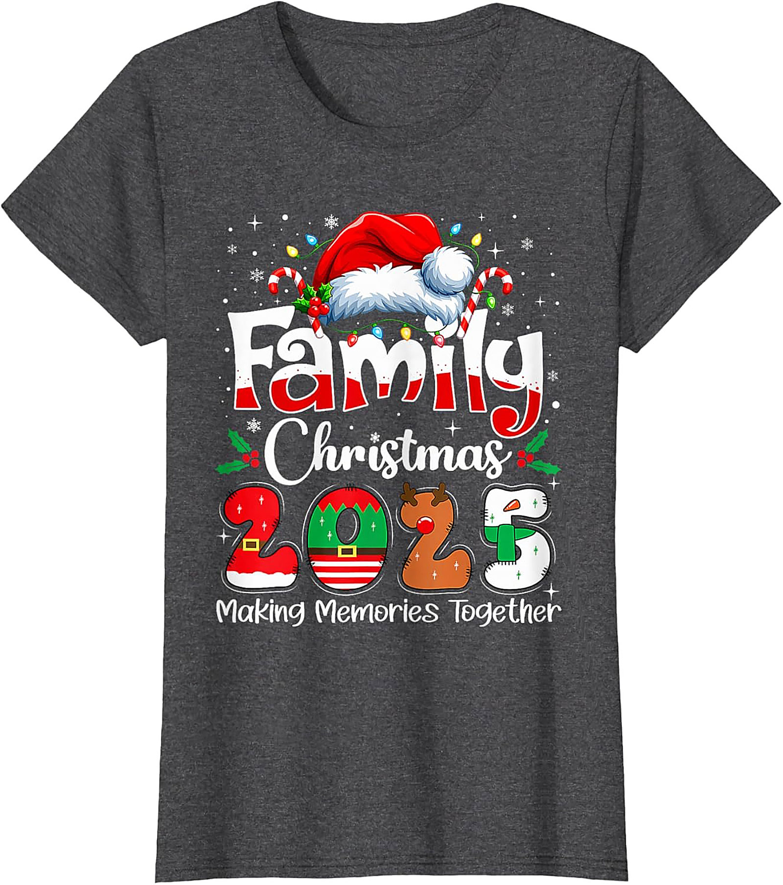Family Christmas 2025 Graphic Tee Matching Unisex Shirt