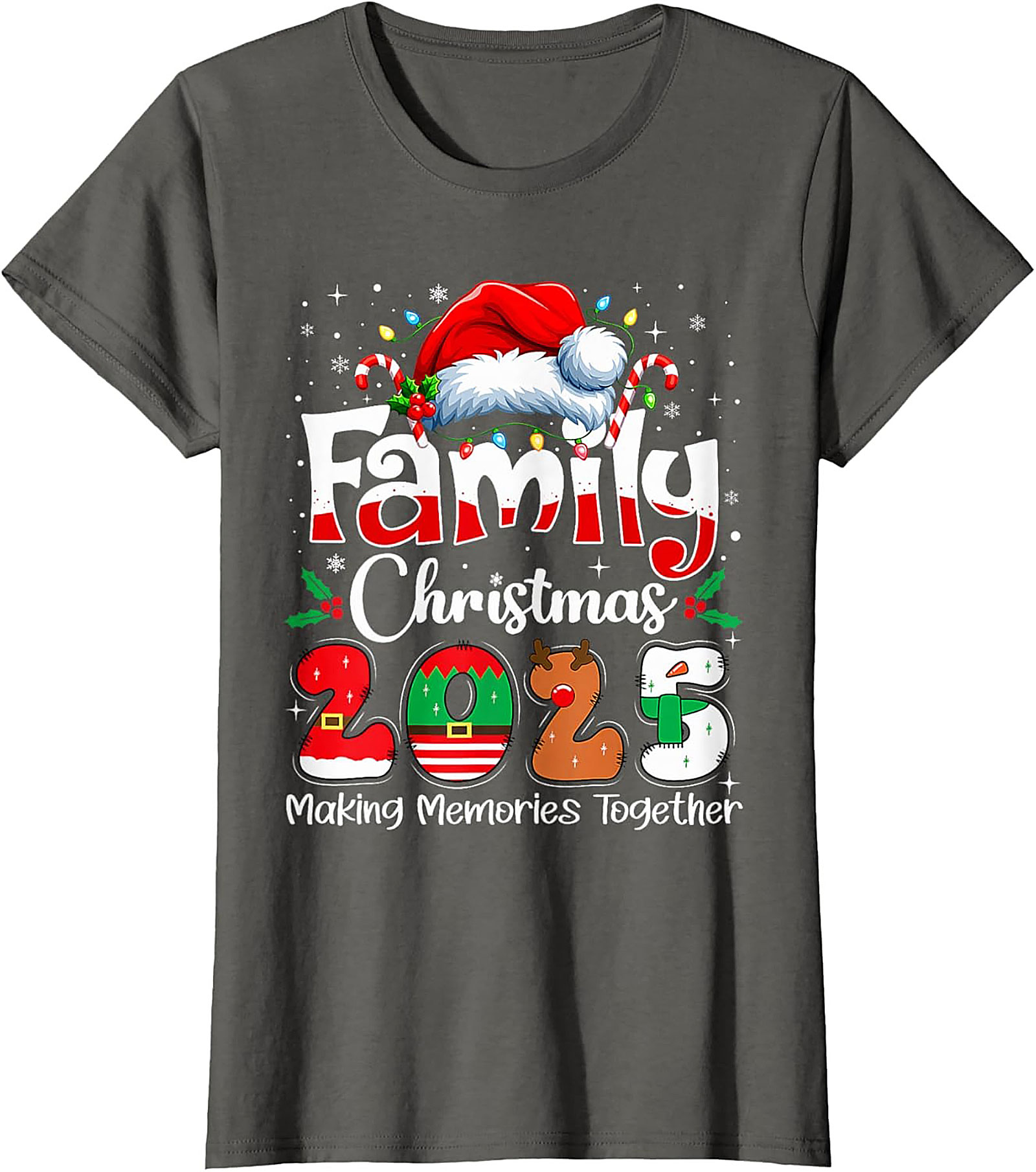 Family Christmas 2025 Graphic Tee Matching Unisex Shirt