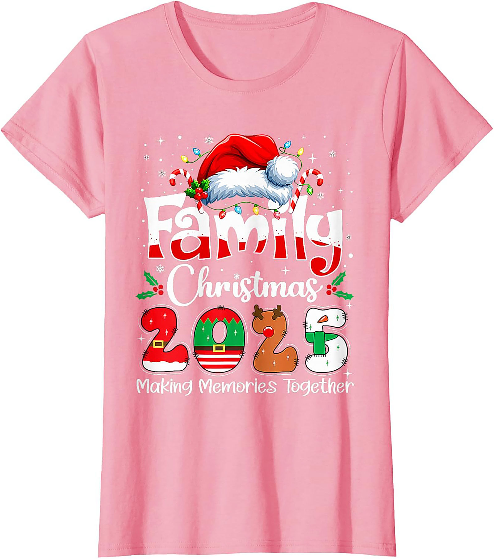Family Christmas 2025 Graphic Tee Matching Unisex Shirt