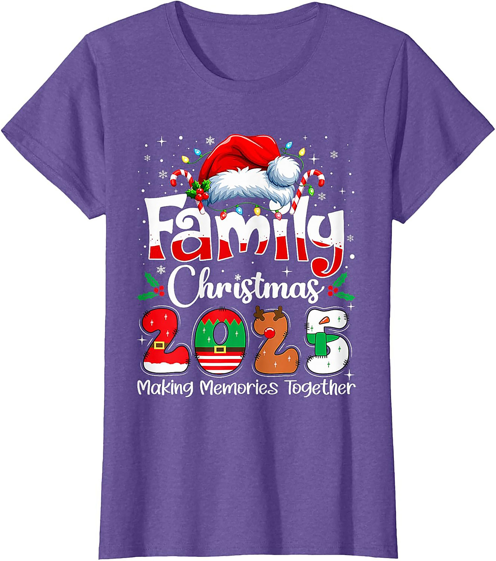 Family Christmas 2025 Graphic Tee Matching Unisex Shirt