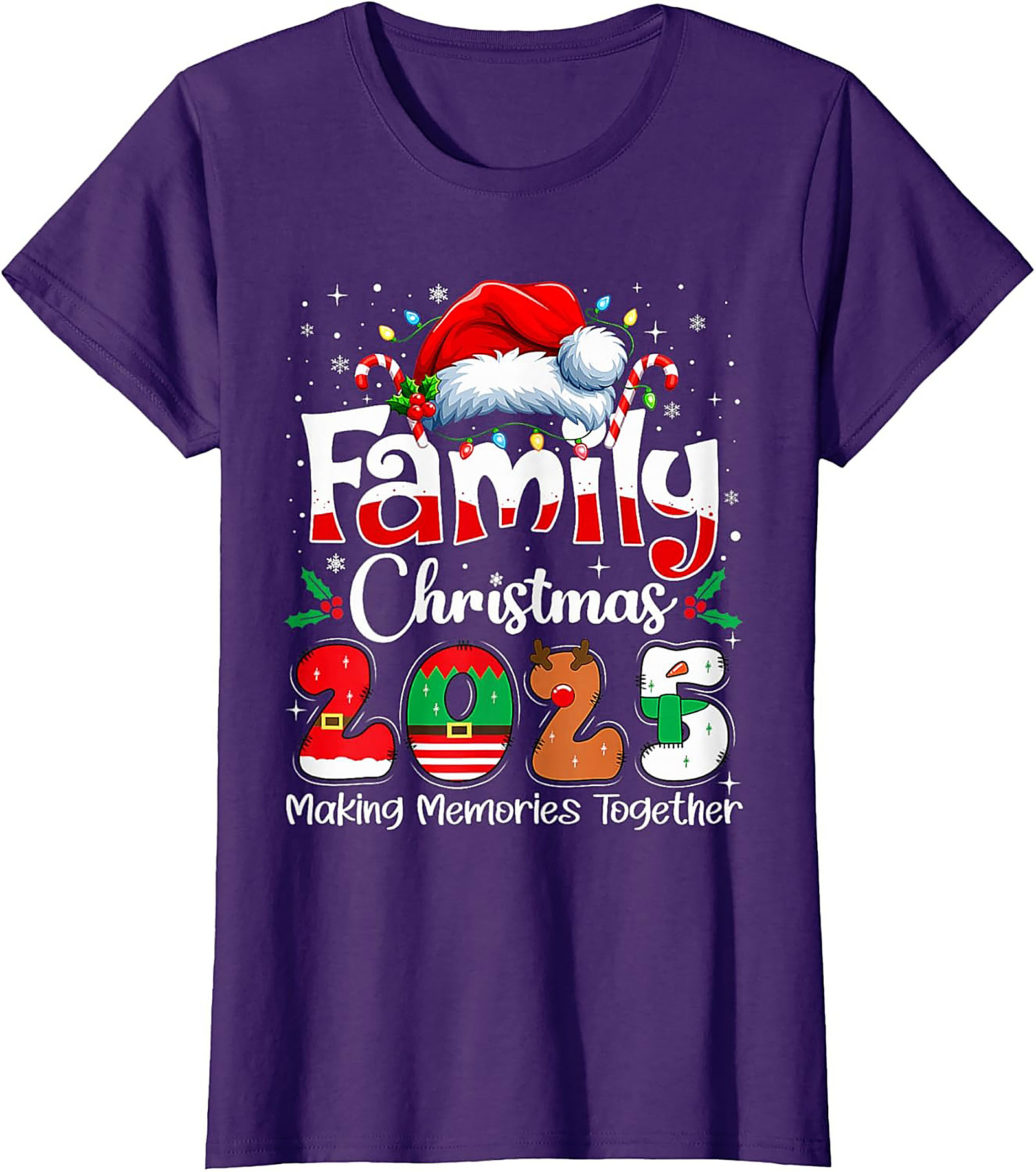 Family Christmas 2025 Graphic Tee Matching Unisex Shirt