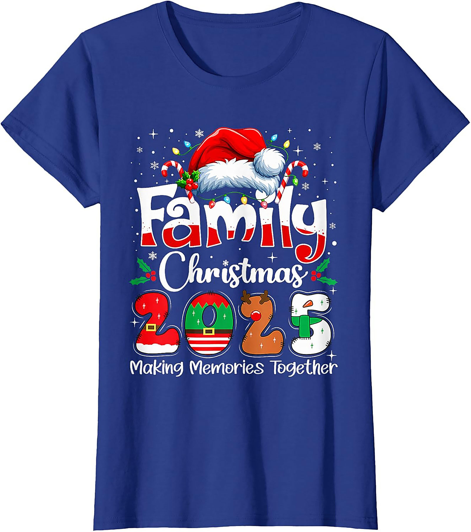 Family Christmas 2025 Graphic Tee Matching Unisex Shirt