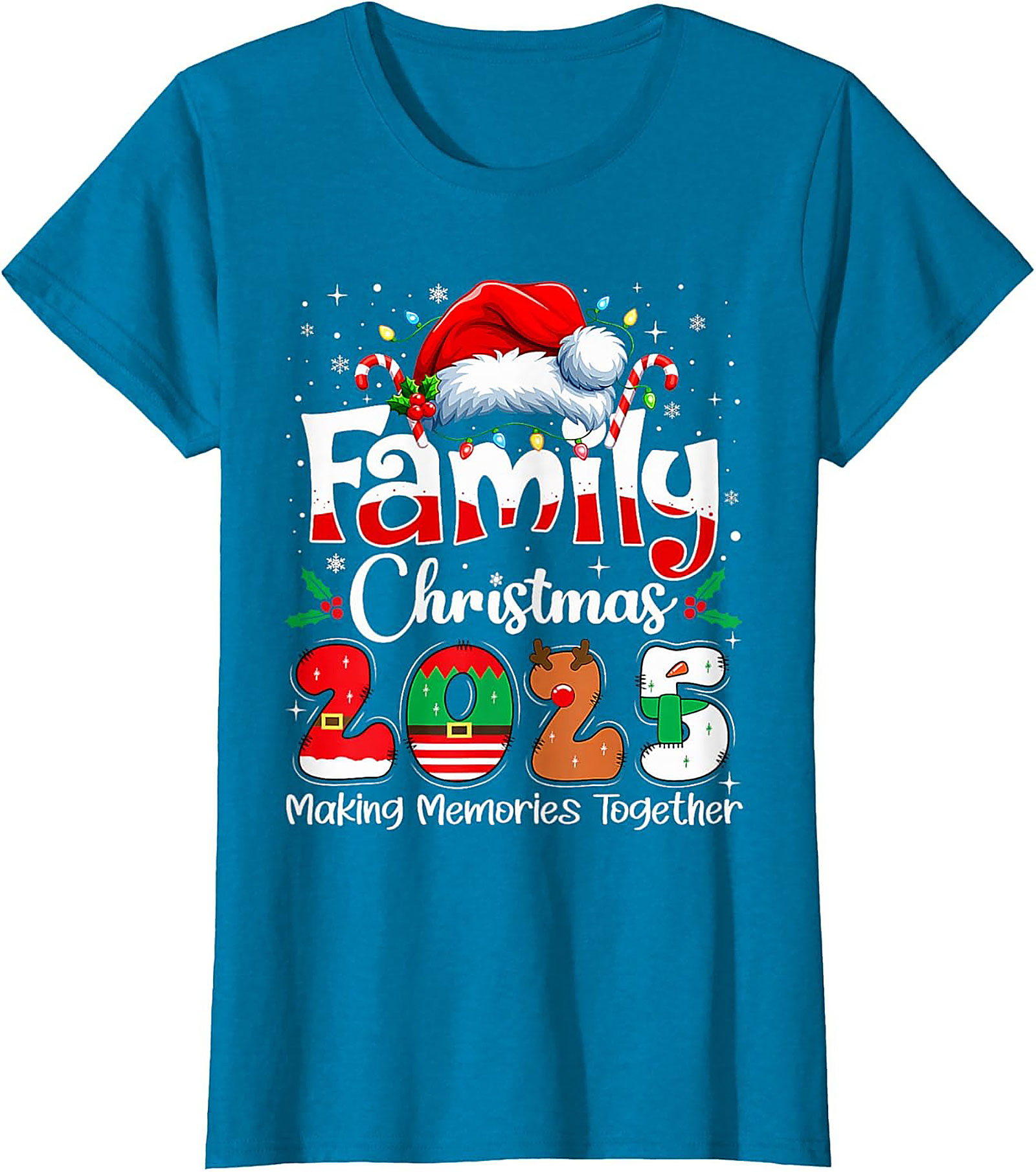 Family Christmas 2025 Graphic Tee Matching Unisex Shirt