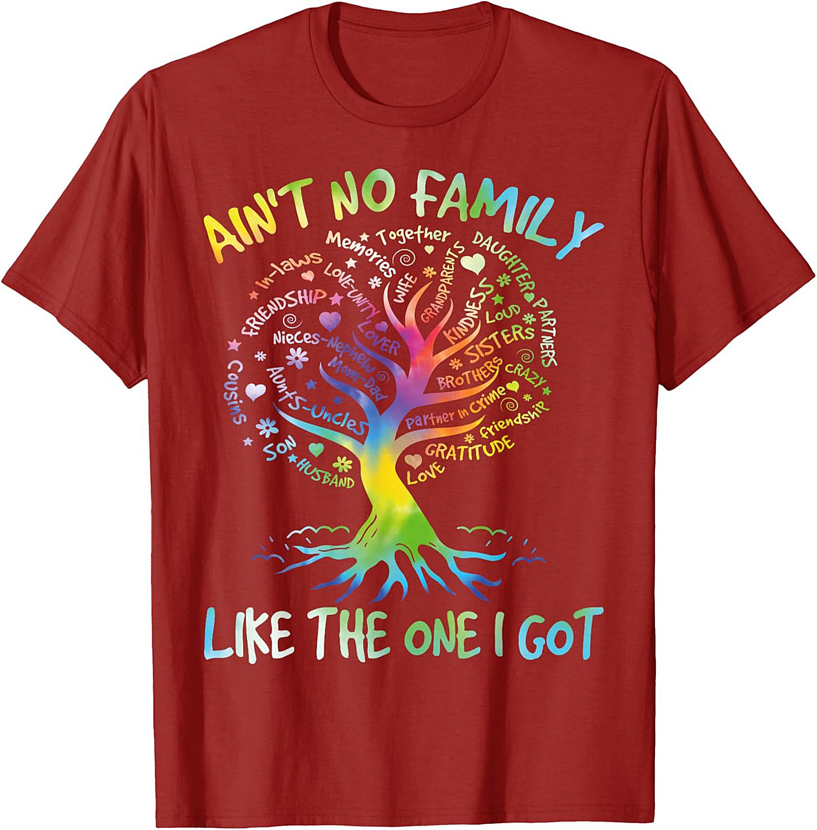 Family Tree Graphic Tee Ain't No Family Like Mine