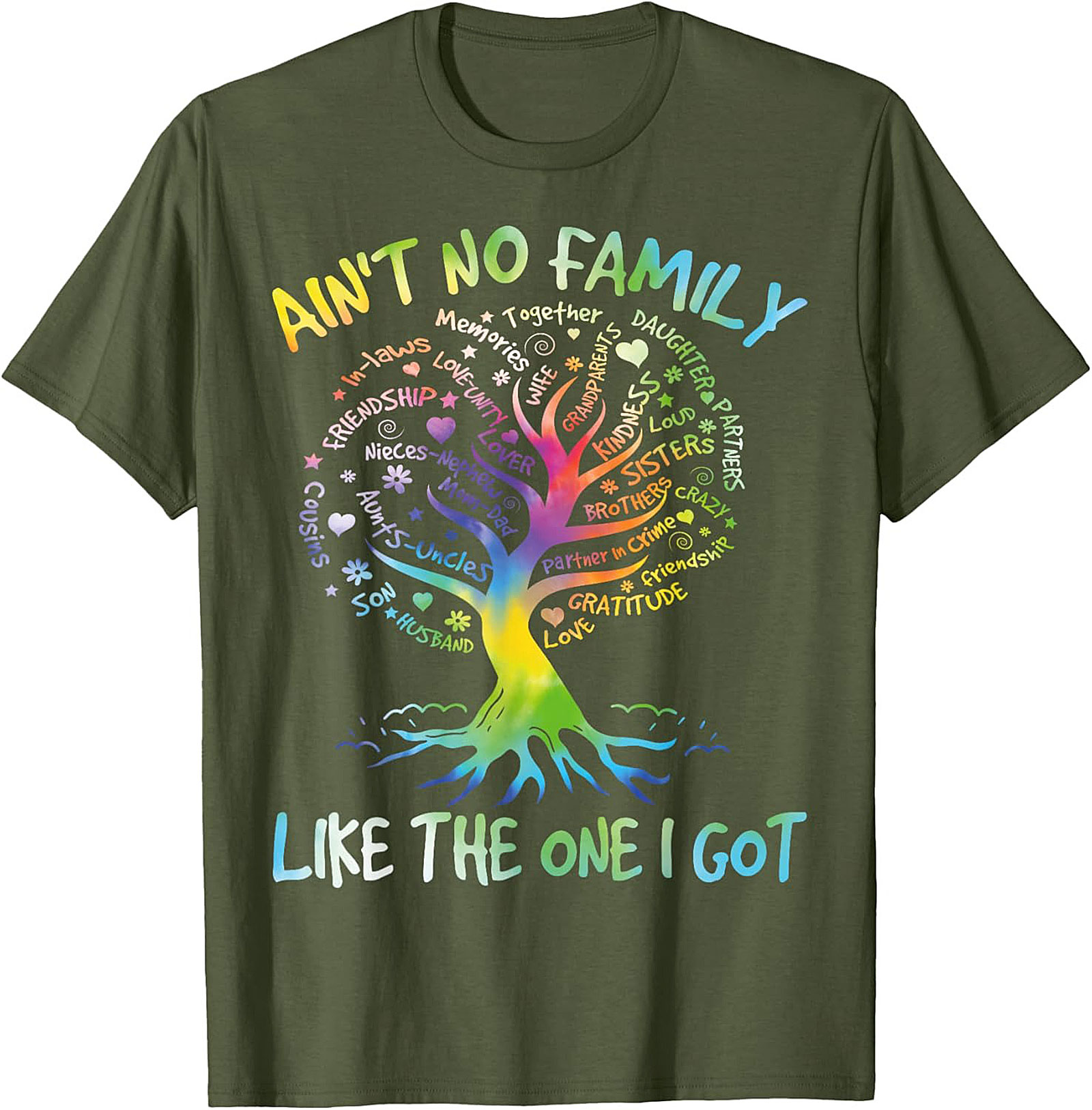 Family Tree Graphic Tee Ain't No Family Like Mine