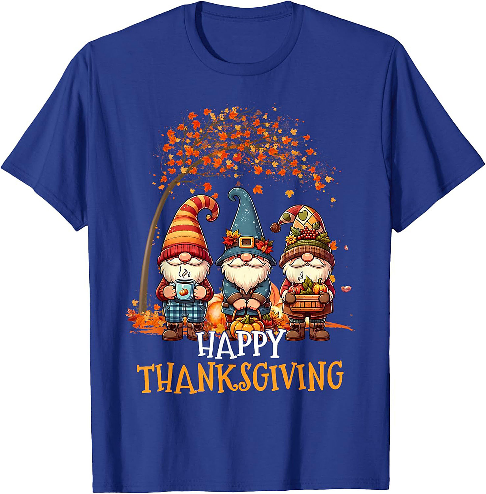 Happy Thanksgiving Gnome T-shirt | Fall Graphic Tee Gift