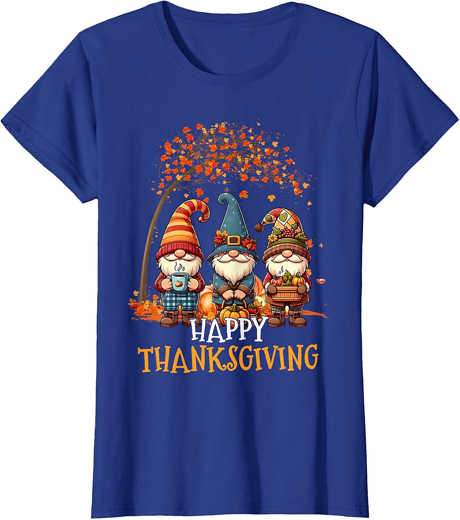 Happy Thanksgiving Gnome T-shirt | Fall Graphic Tee Gift