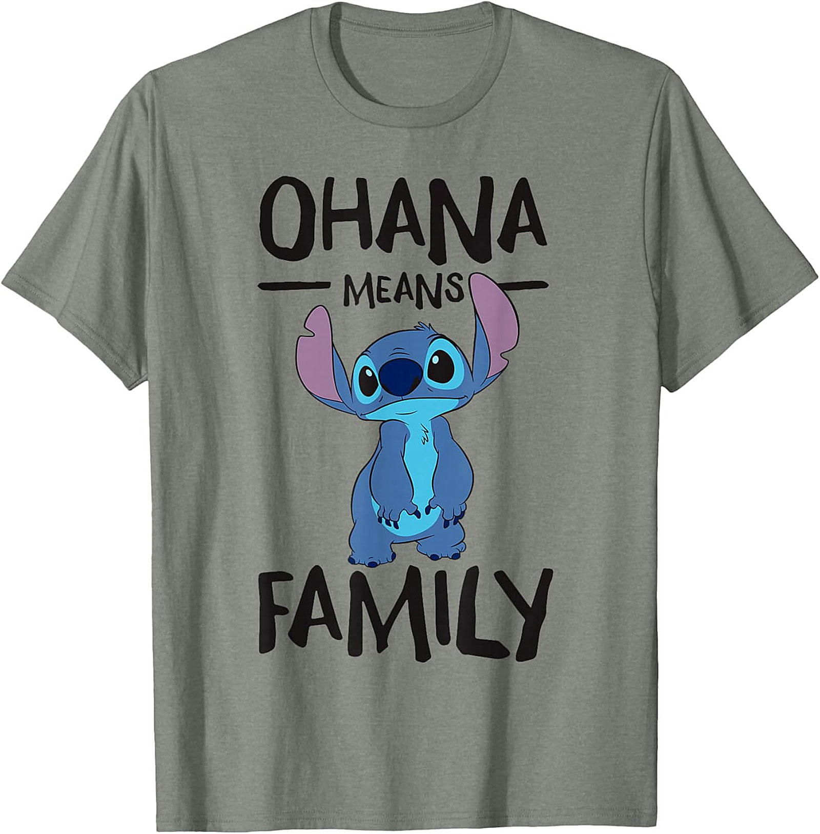 Ohana Means Family T-shirt Stitch Graphic Tee