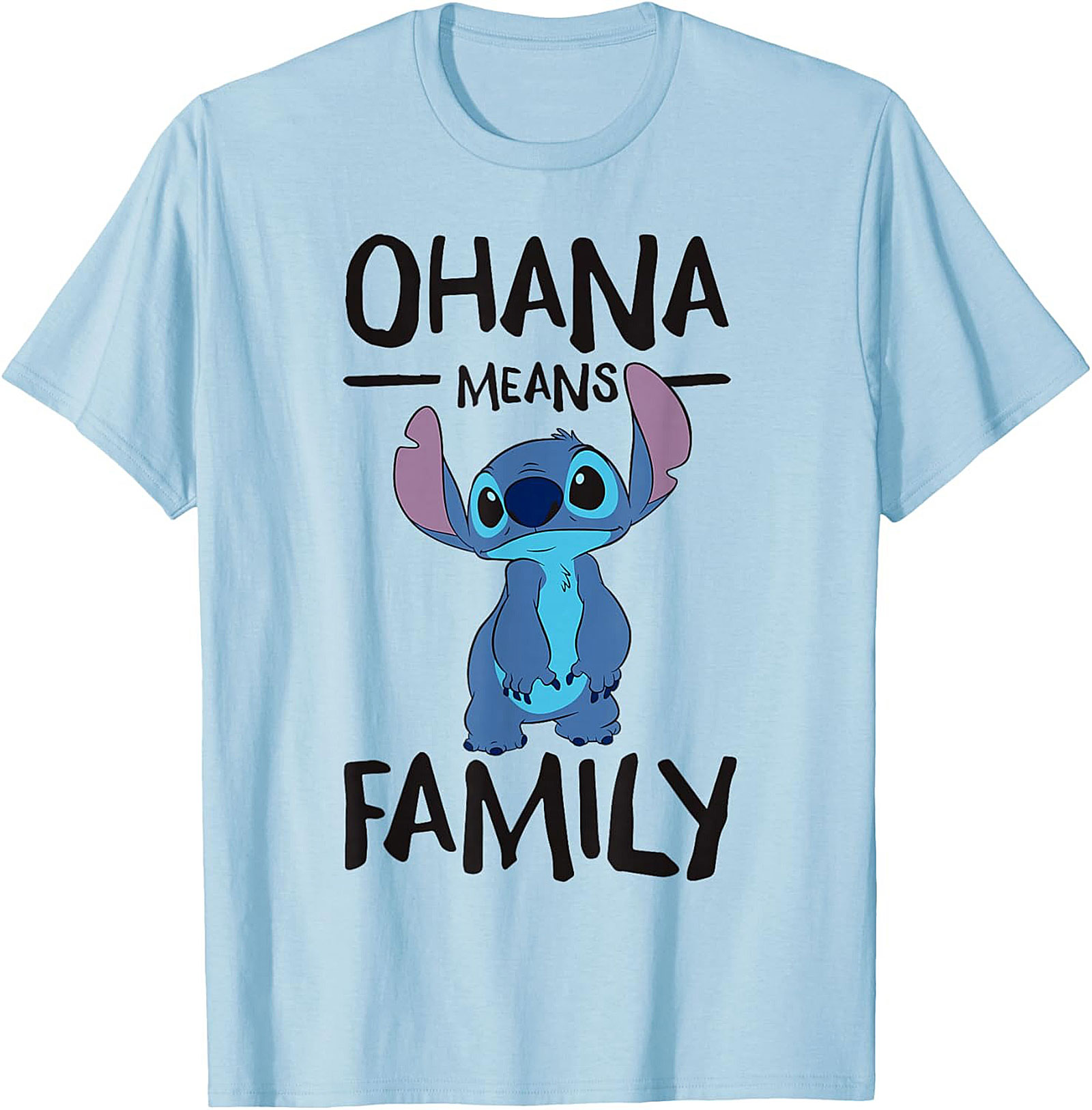 Ohana Means Family T-shirt Stitch Graphic Tee