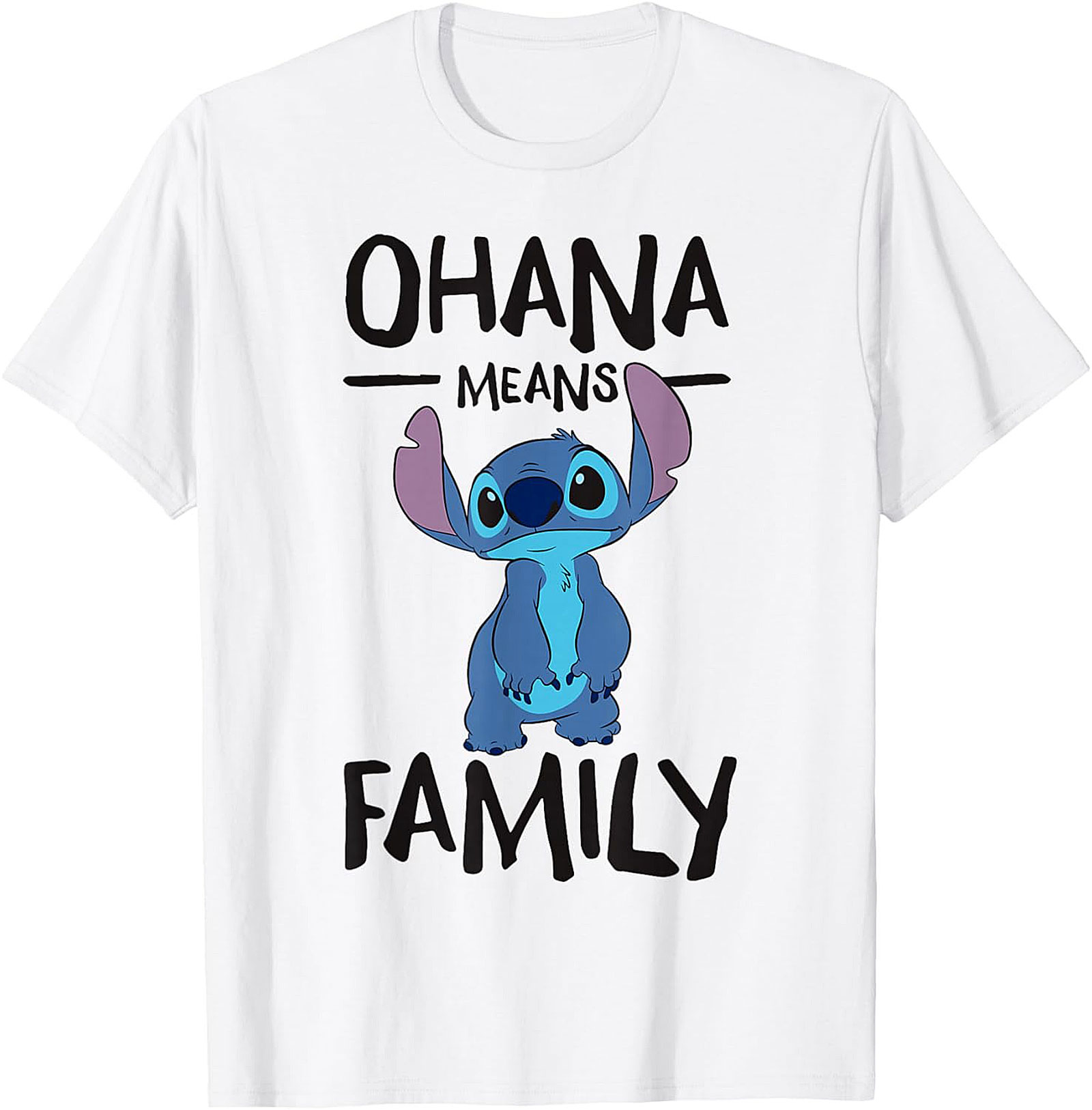 Ohana Means Family T-shirt Stitch Graphic Tee