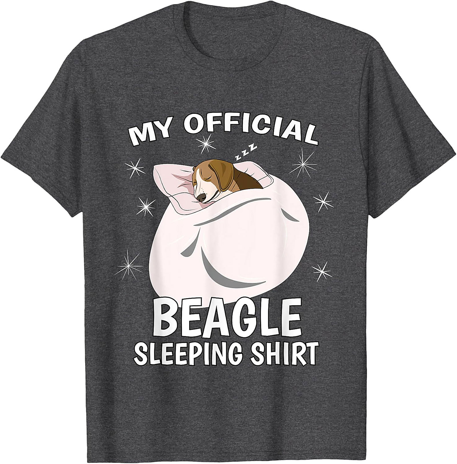 My Official Beagle Sleeping Shirt - Funny Dog Lover Unisex Tee