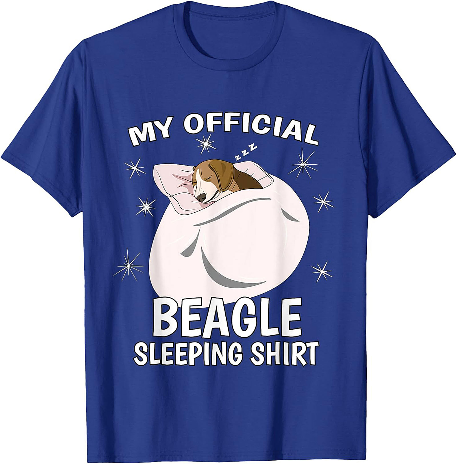 My Official Beagle Sleeping Shirt - Funny Dog Lover Unisex Tee