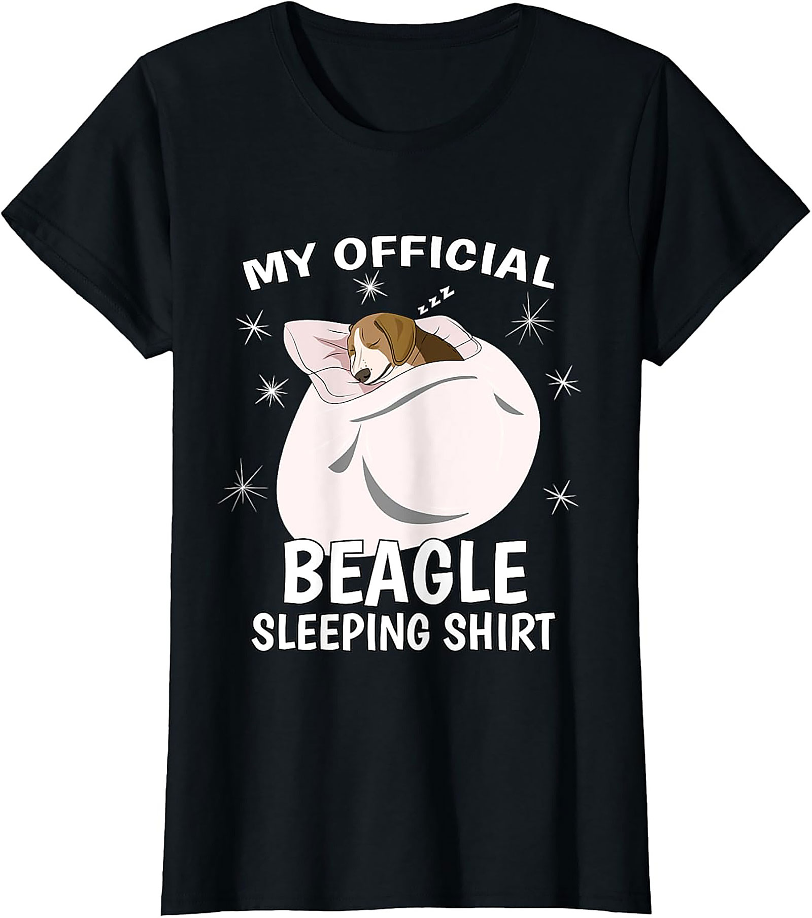 My Official Beagle Sleeping Shirt - Funny Dog Lover Unisex Tee