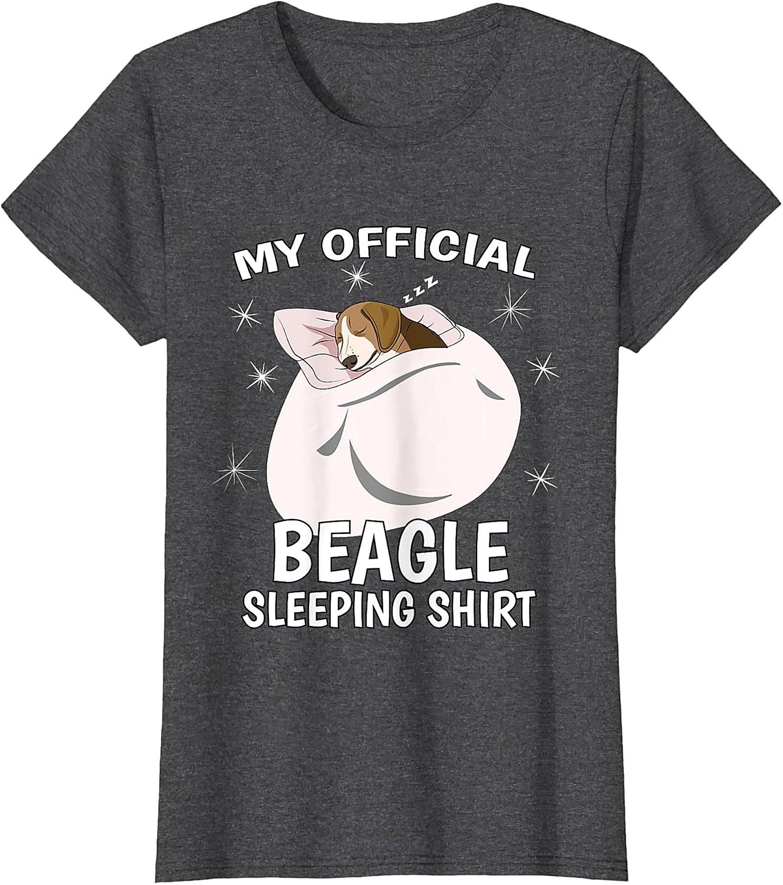 My Official Beagle Sleeping Shirt - Funny Dog Lover Unisex Tee
