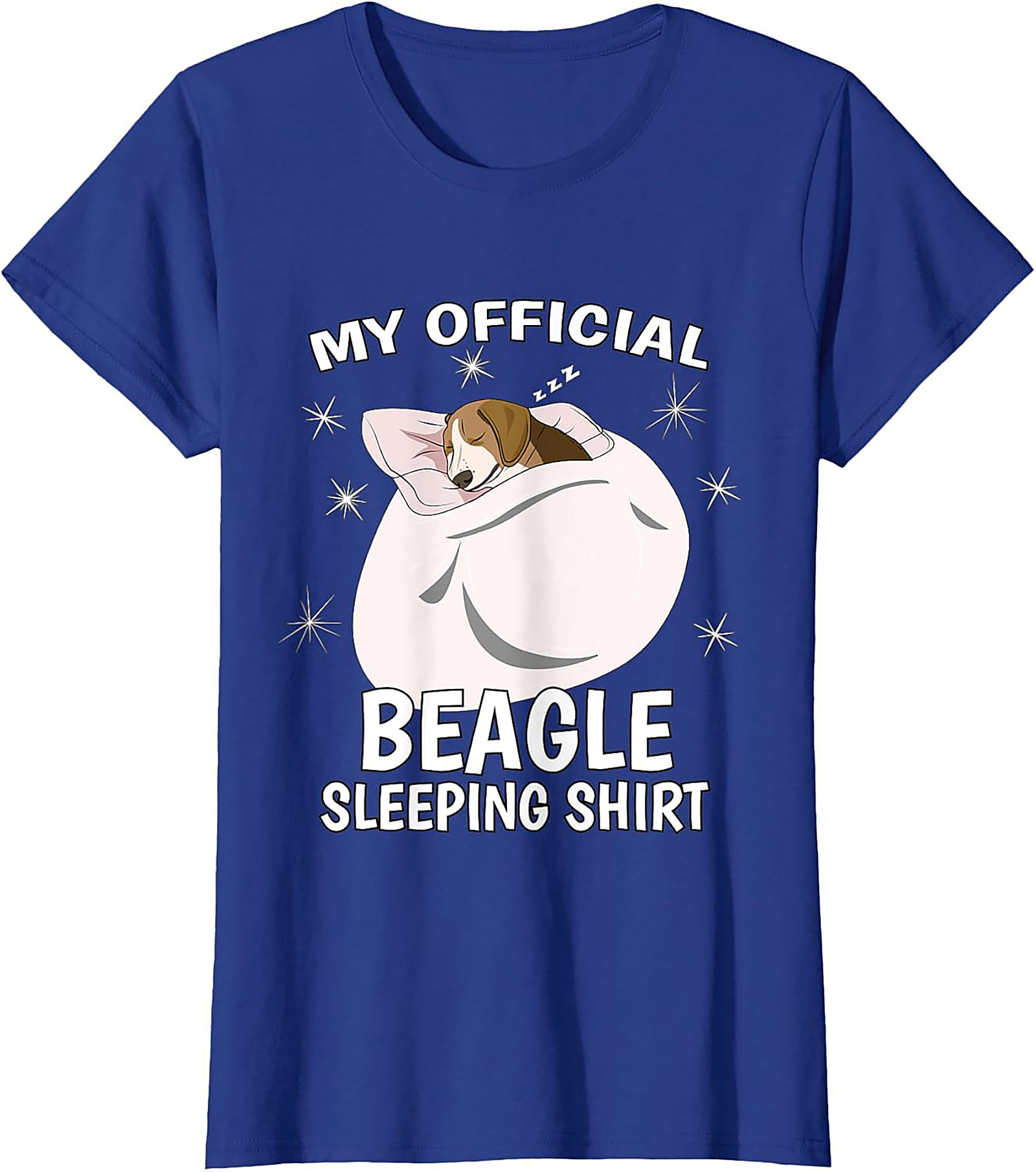 My Official Beagle Sleeping Shirt - Funny Dog Lover Unisex Tee