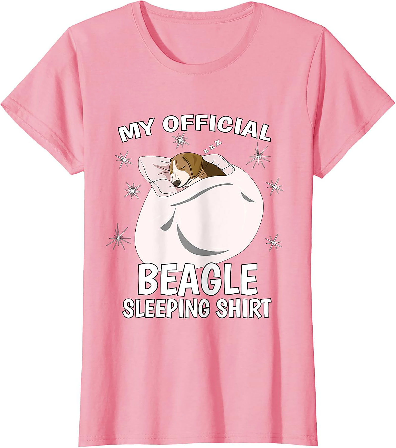 My Official Beagle Sleeping Shirt - Funny Dog Lover Unisex Tee