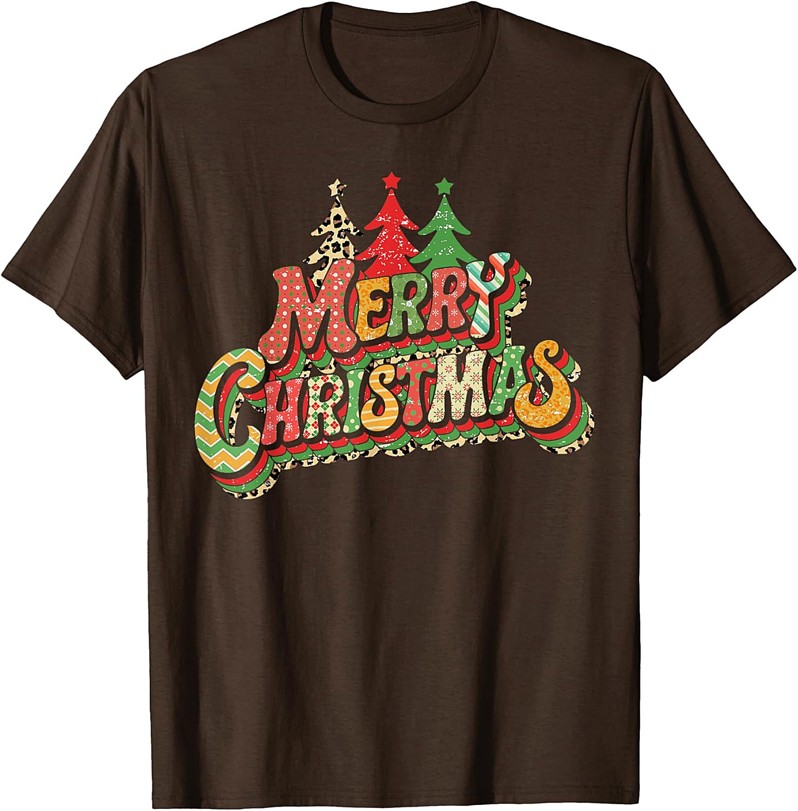 Groovy Merry Christmas T-shirt Retro Holiday Tee