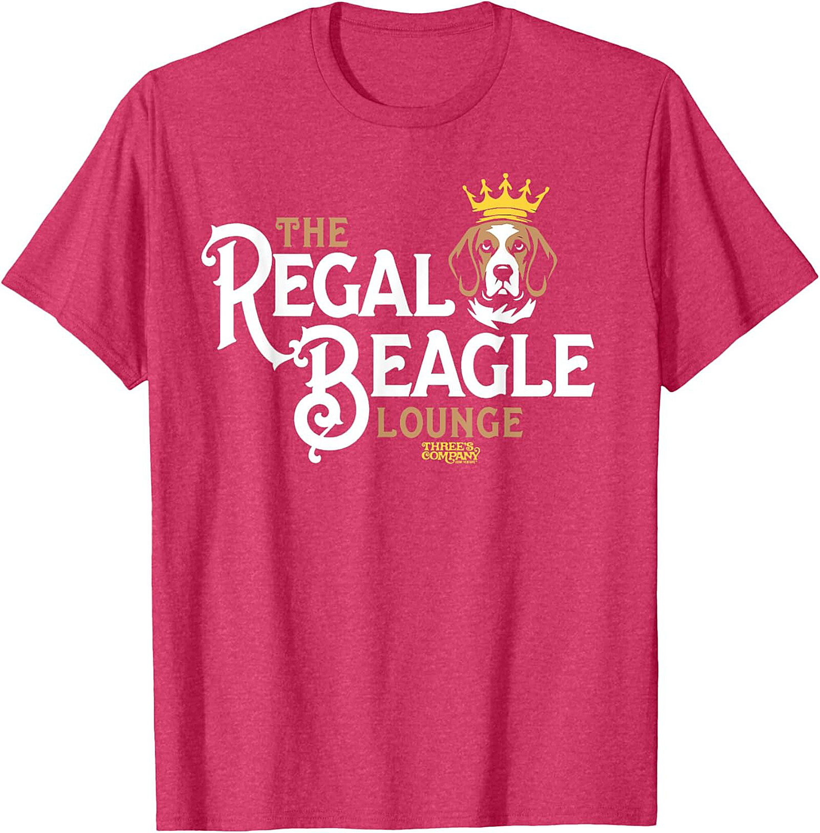 THE REGAL BEAGLE LOUNGE Funny Dog Graphic Tee | Three's Company Homage Shirt