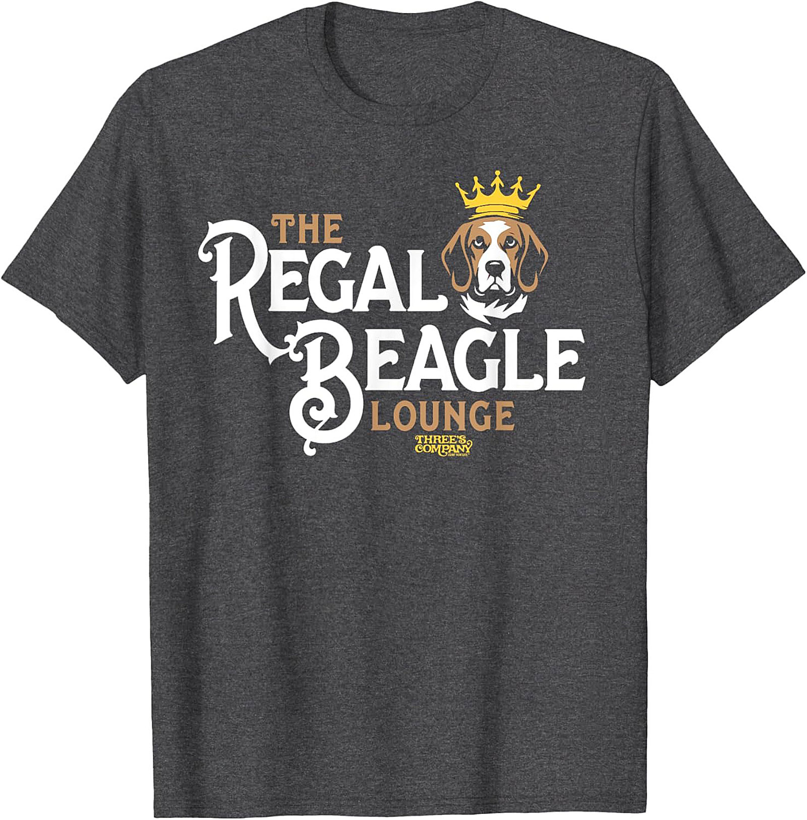 THE REGAL BEAGLE LOUNGE Funny Dog Graphic Tee | Three's Company Homage Shirt