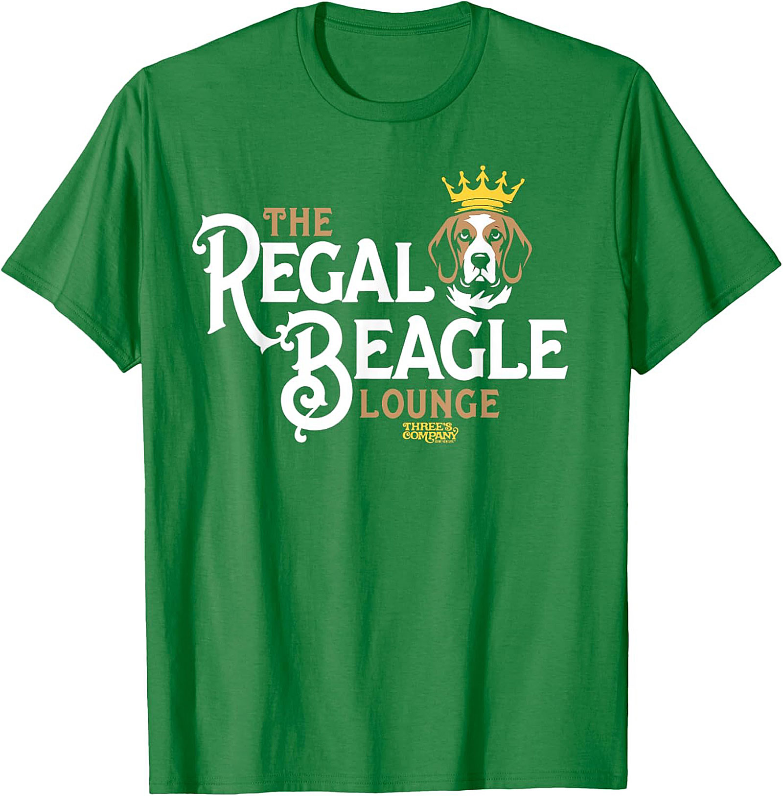 THE REGAL BEAGLE LOUNGE Funny Dog Graphic Tee | Three's Company Homage Shirt