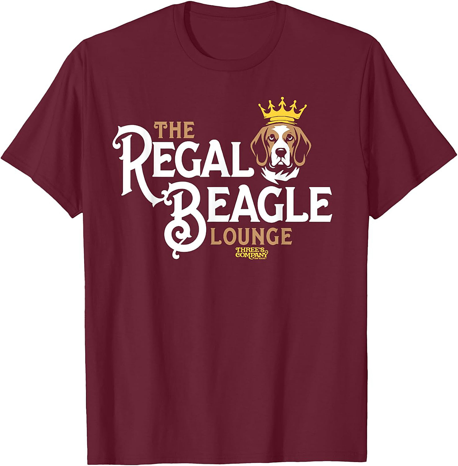 THE REGAL BEAGLE LOUNGE Funny Dog Graphic Tee | Three's Company Homage Shirt