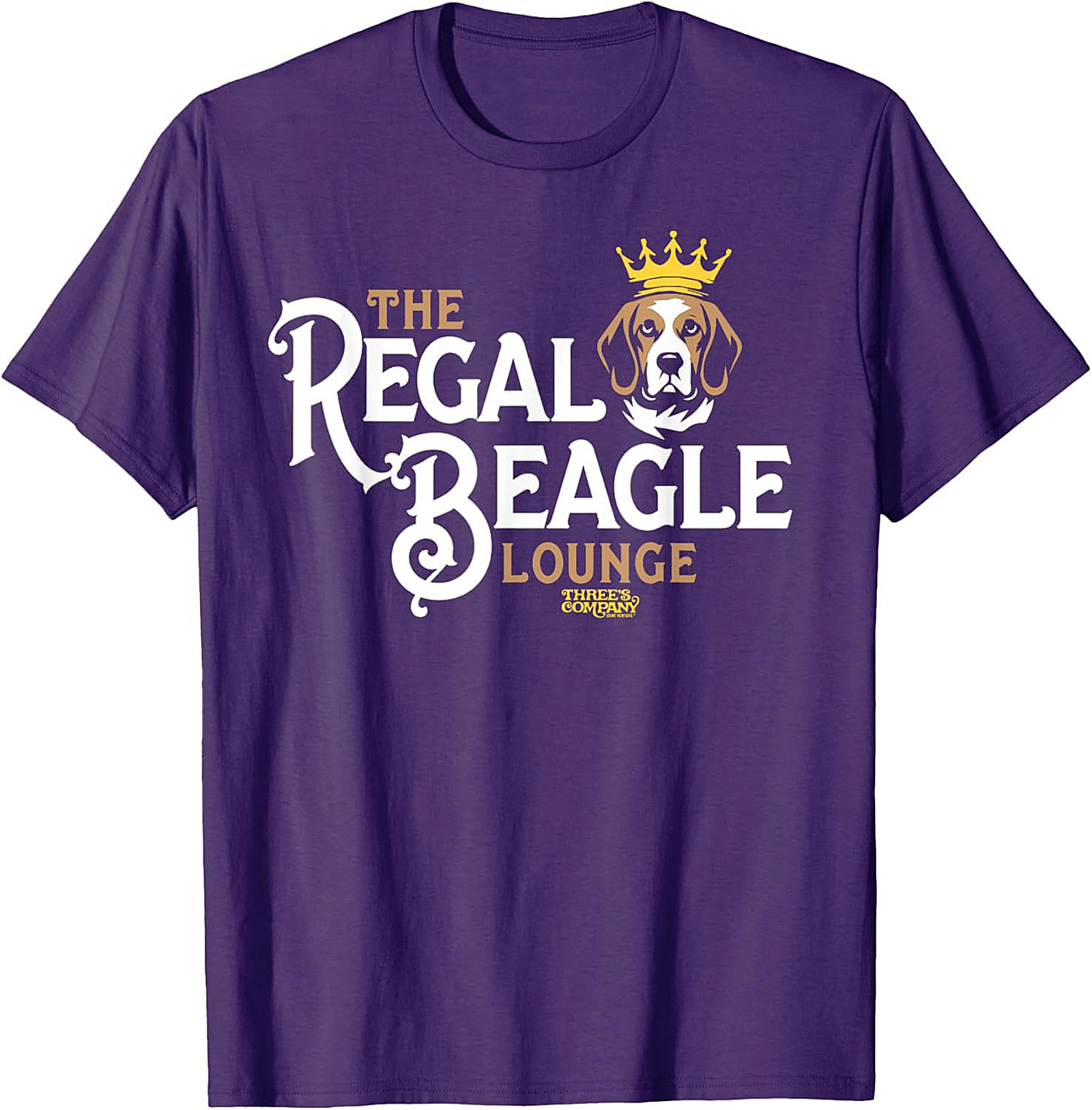 THE REGAL BEAGLE LOUNGE Funny Dog Graphic Tee | Three's Company Homage Shirt