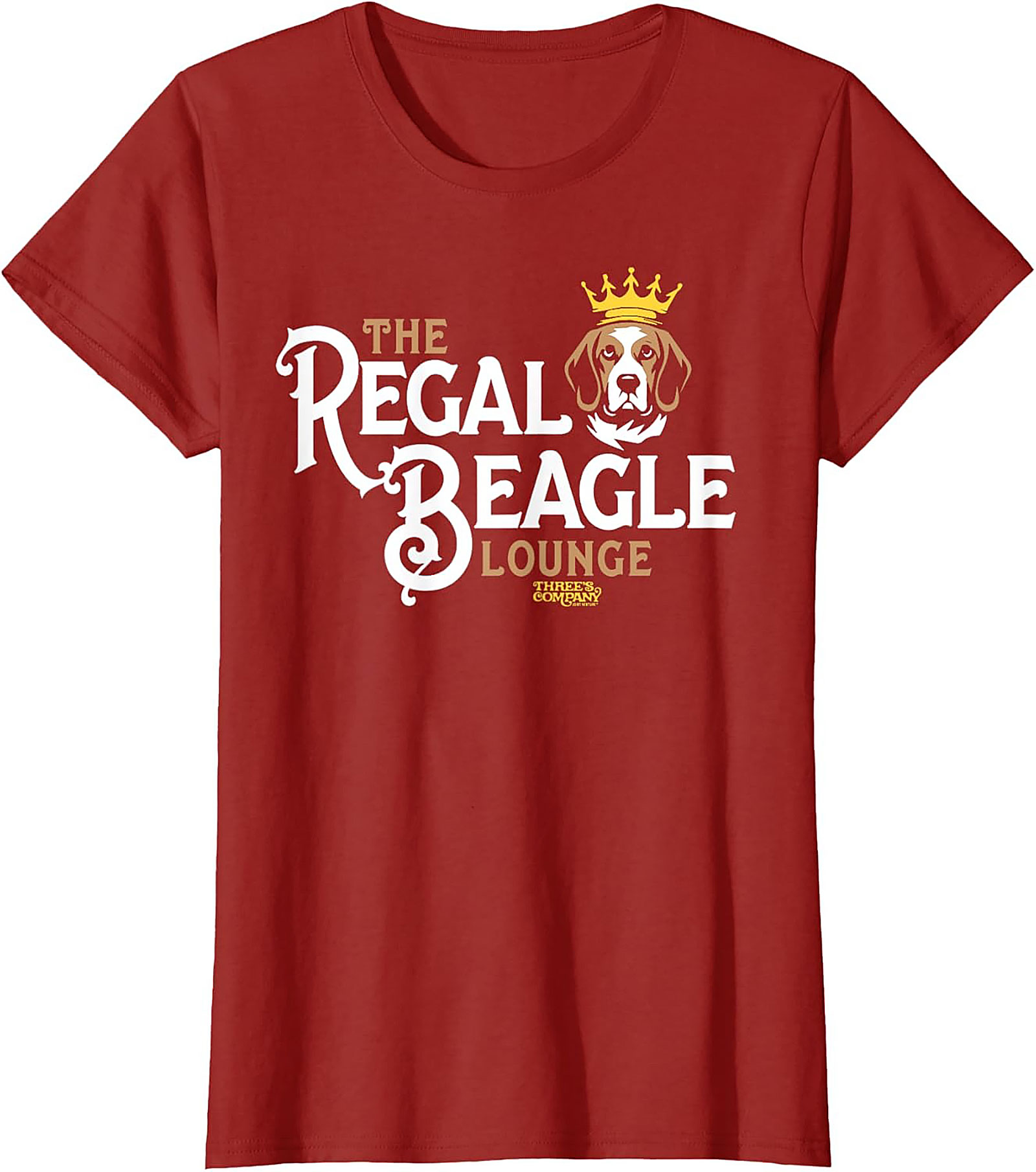 THE REGAL BEAGLE LOUNGE Funny Dog Graphic Tee | Three's Company Homage Shirt