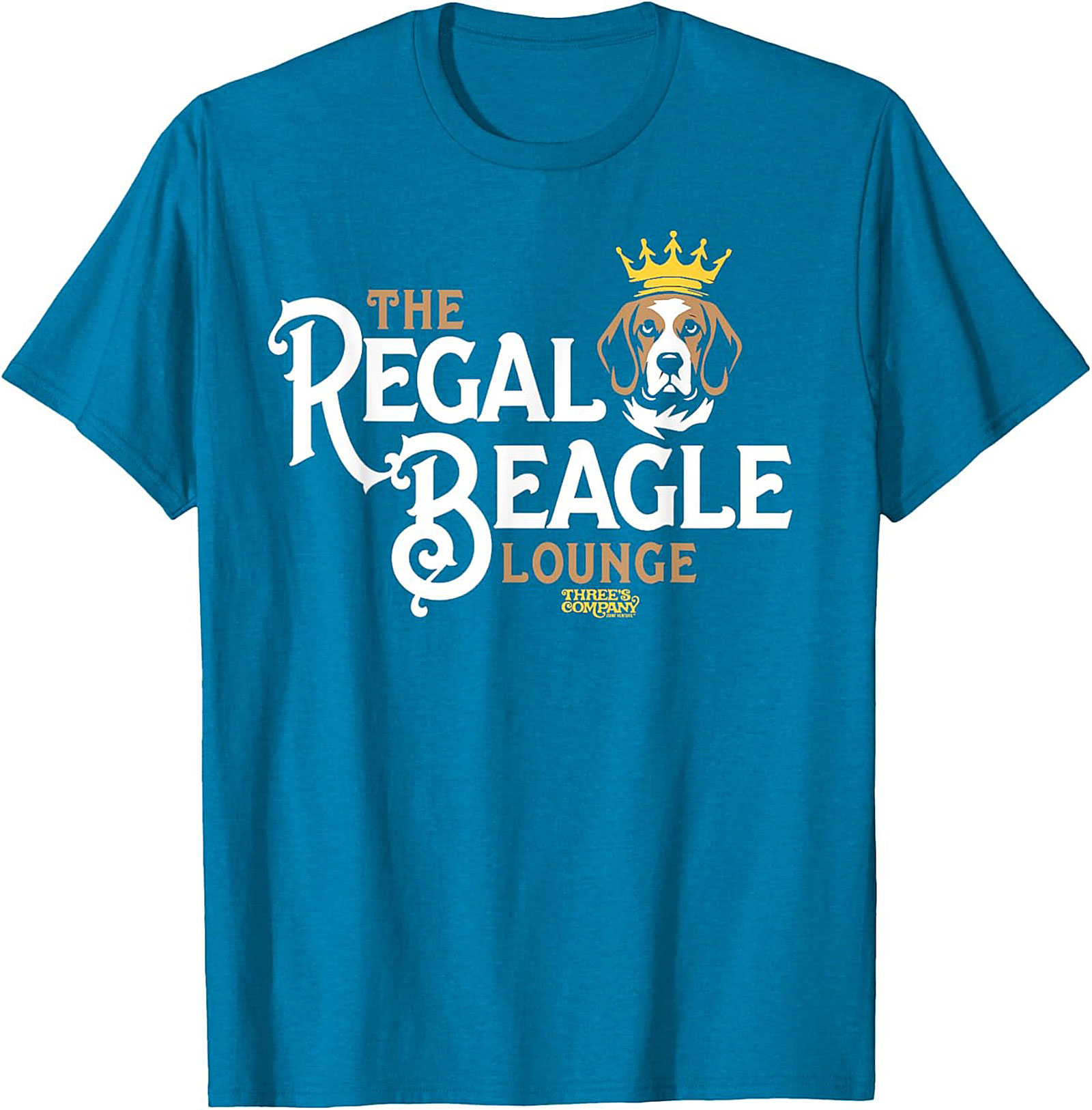 THE REGAL BEAGLE LOUNGE Funny Dog Graphic Tee | Three's Company Homage Shirt