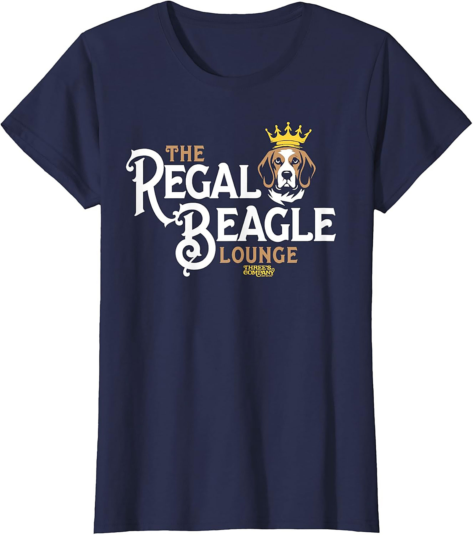 THE REGAL BEAGLE LOUNGE Funny Dog Graphic Tee | Three's Company Homage Shirt