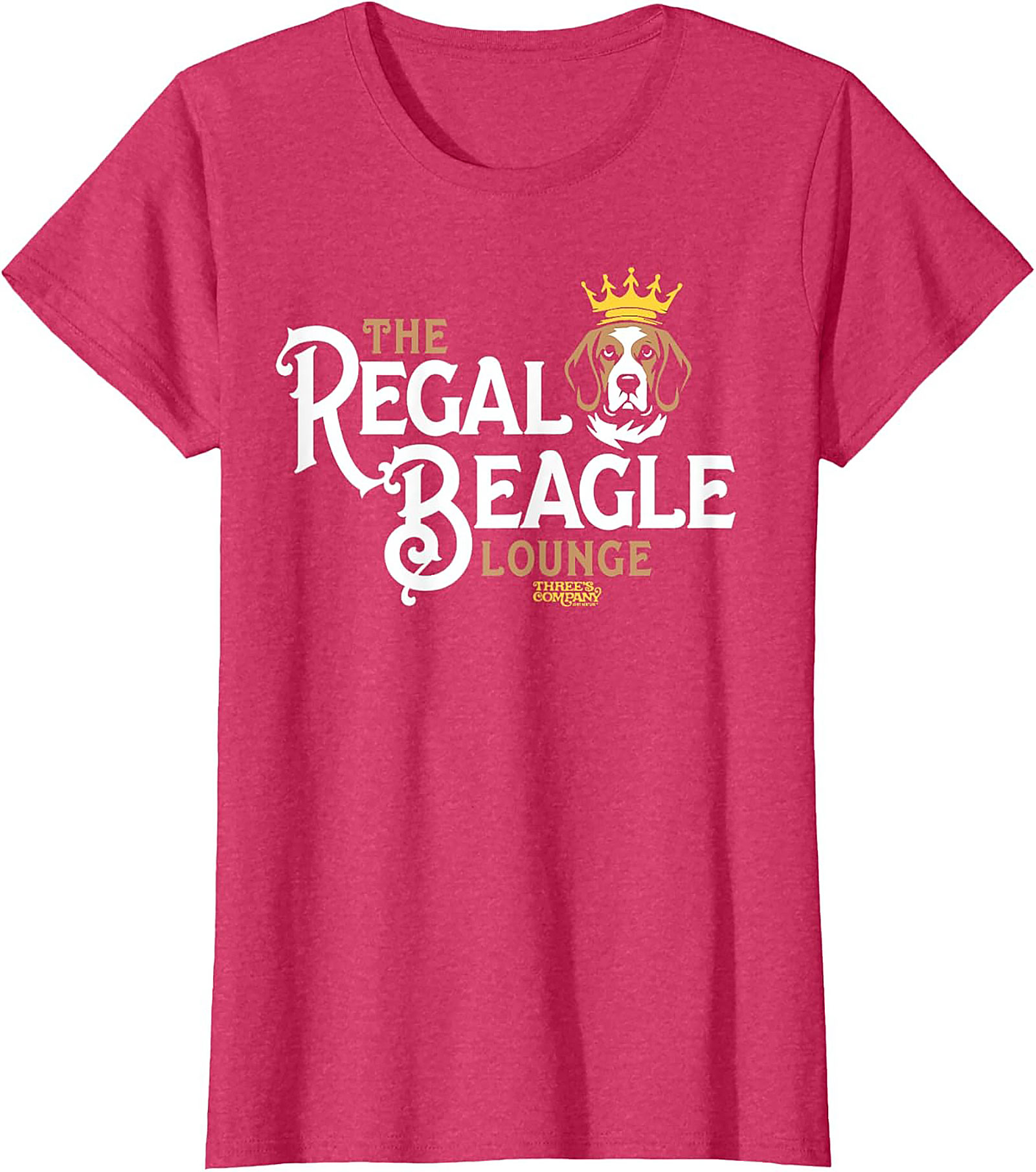 THE REGAL BEAGLE LOUNGE Funny Dog Graphic Tee | Three's Company Homage Shirt