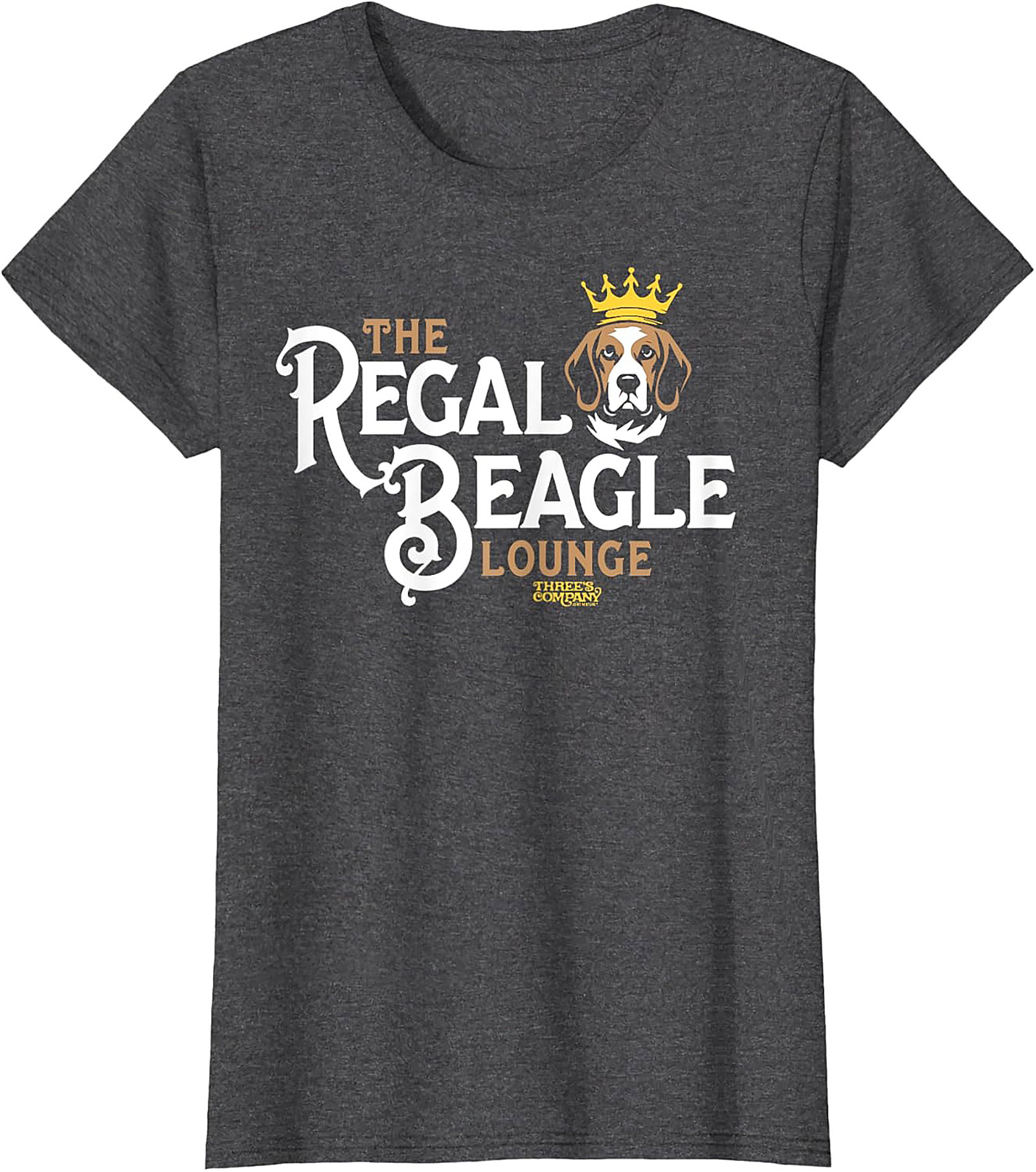 THE REGAL BEAGLE LOUNGE Funny Dog Graphic Tee | Three's Company Homage Shirt
