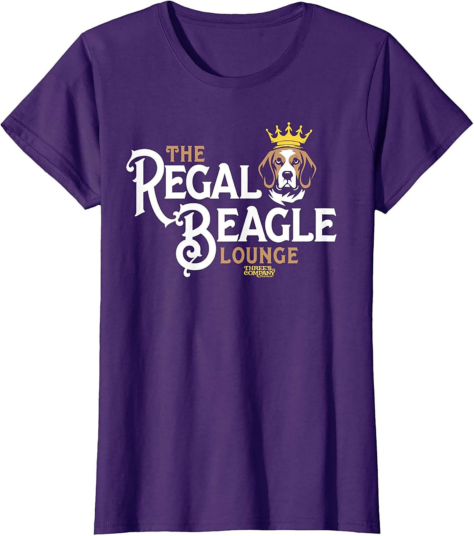 THE REGAL BEAGLE LOUNGE Funny Dog Graphic Tee | Three's Company Homage Shirt