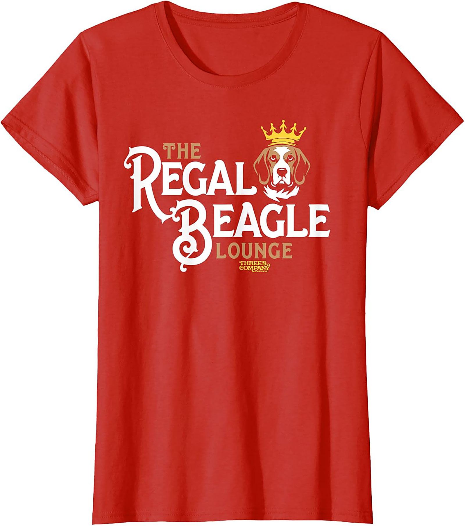 THE REGAL BEAGLE LOUNGE Funny Dog Graphic Tee | Three's Company Homage Shirt