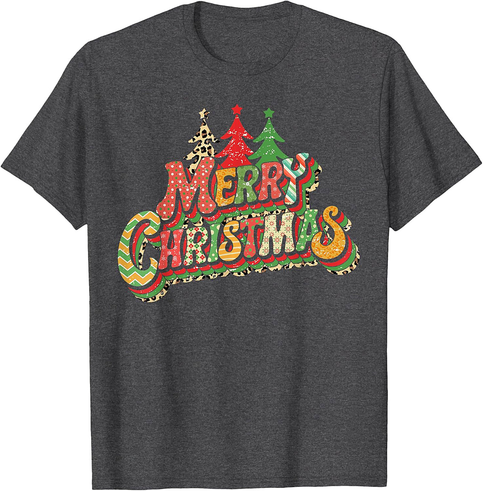 Groovy Merry Christmas T-shirt Retro Holiday Tee