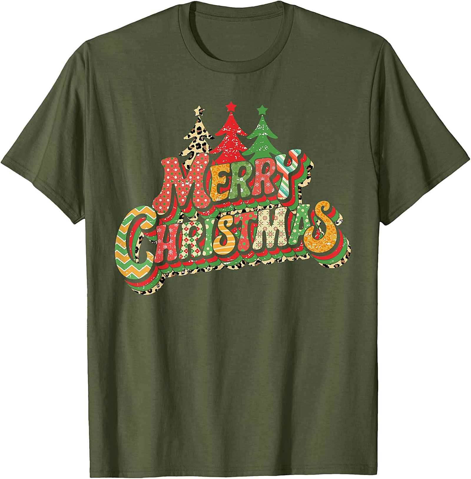 Groovy Merry Christmas T-shirt Retro Holiday Tee